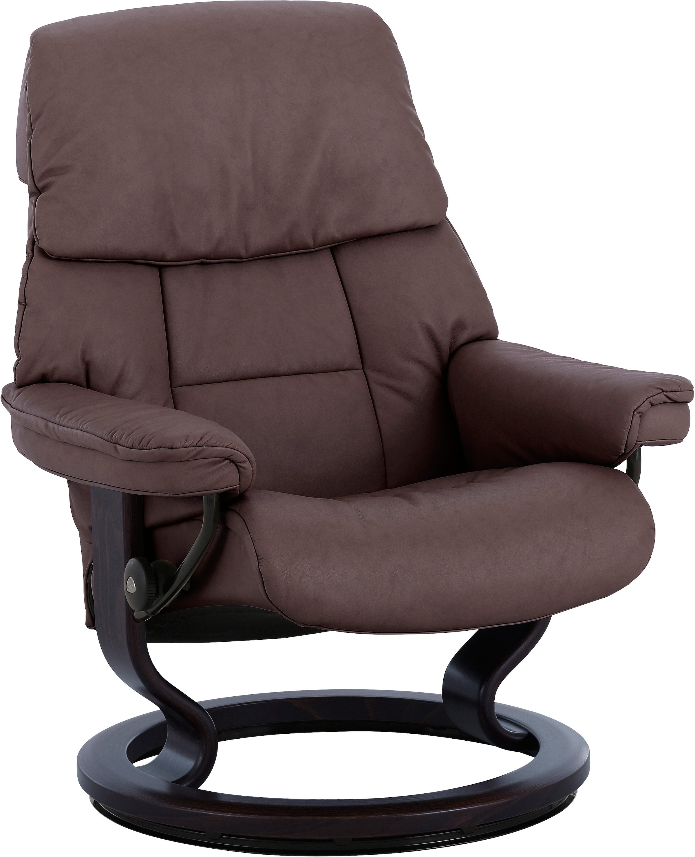 Stressless Relaxsessel "Ruby", mit Classic Base, Größe M, Gestell Eiche, Wenge, Braun & Schwarz