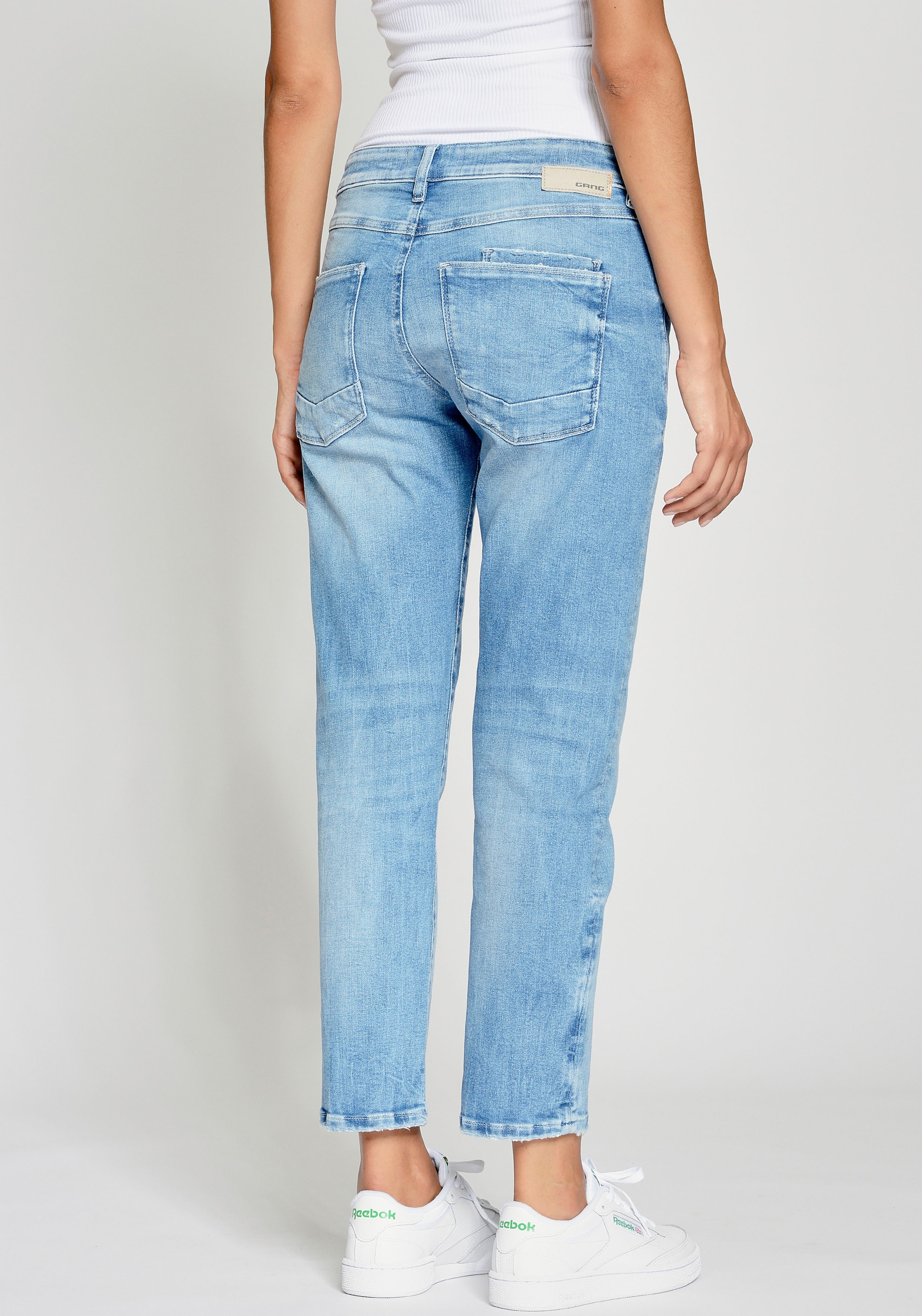 GANG Boyfriend-Jeans "94NADIA", 5-Pocket Style mit Reißverschluss und Knopf günstig online kaufen