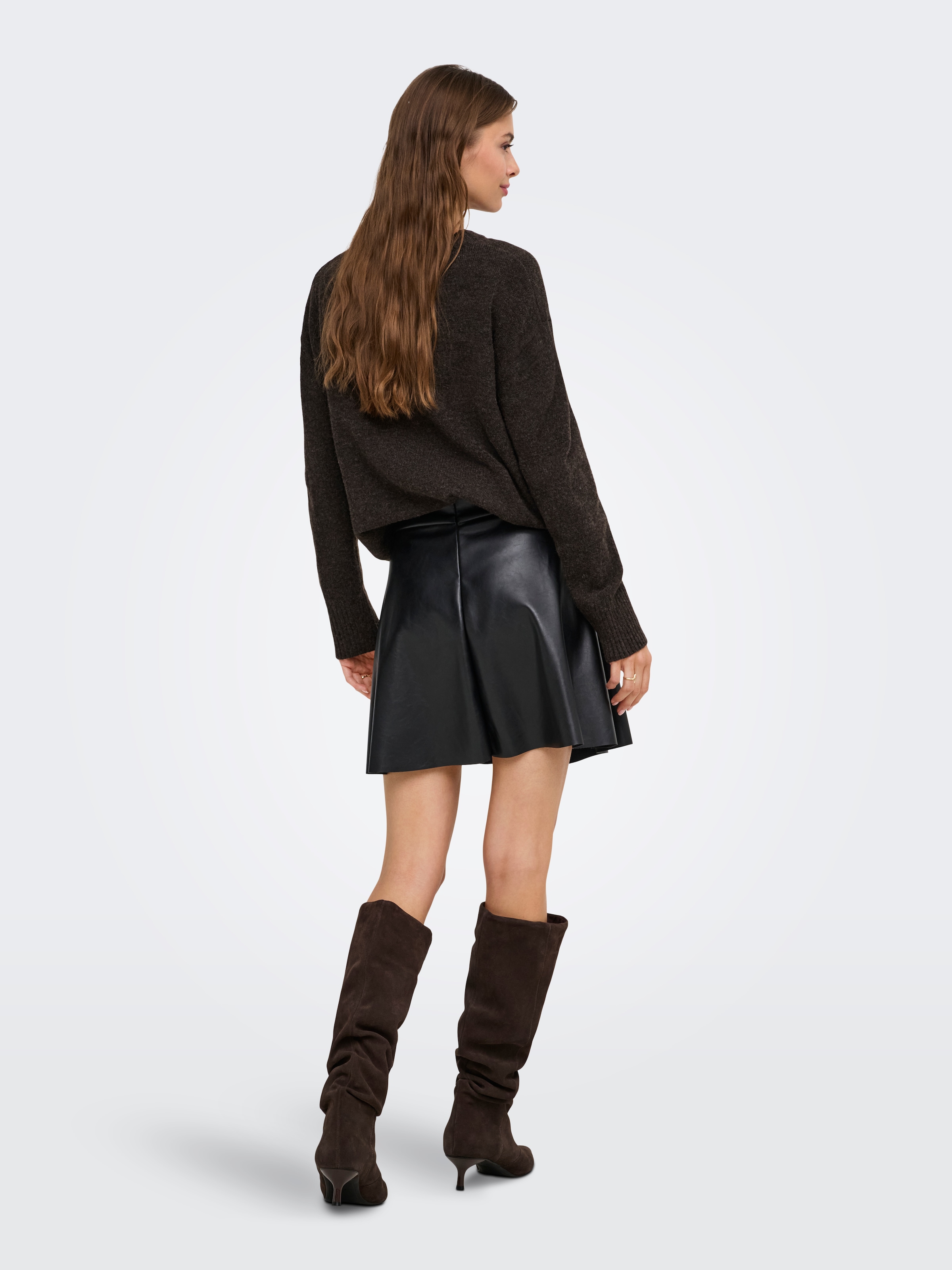 ONLY Lederimitatrock »ONLNEW LUNA FAUX LEATHER A SKIRT OTW« Lederimitat