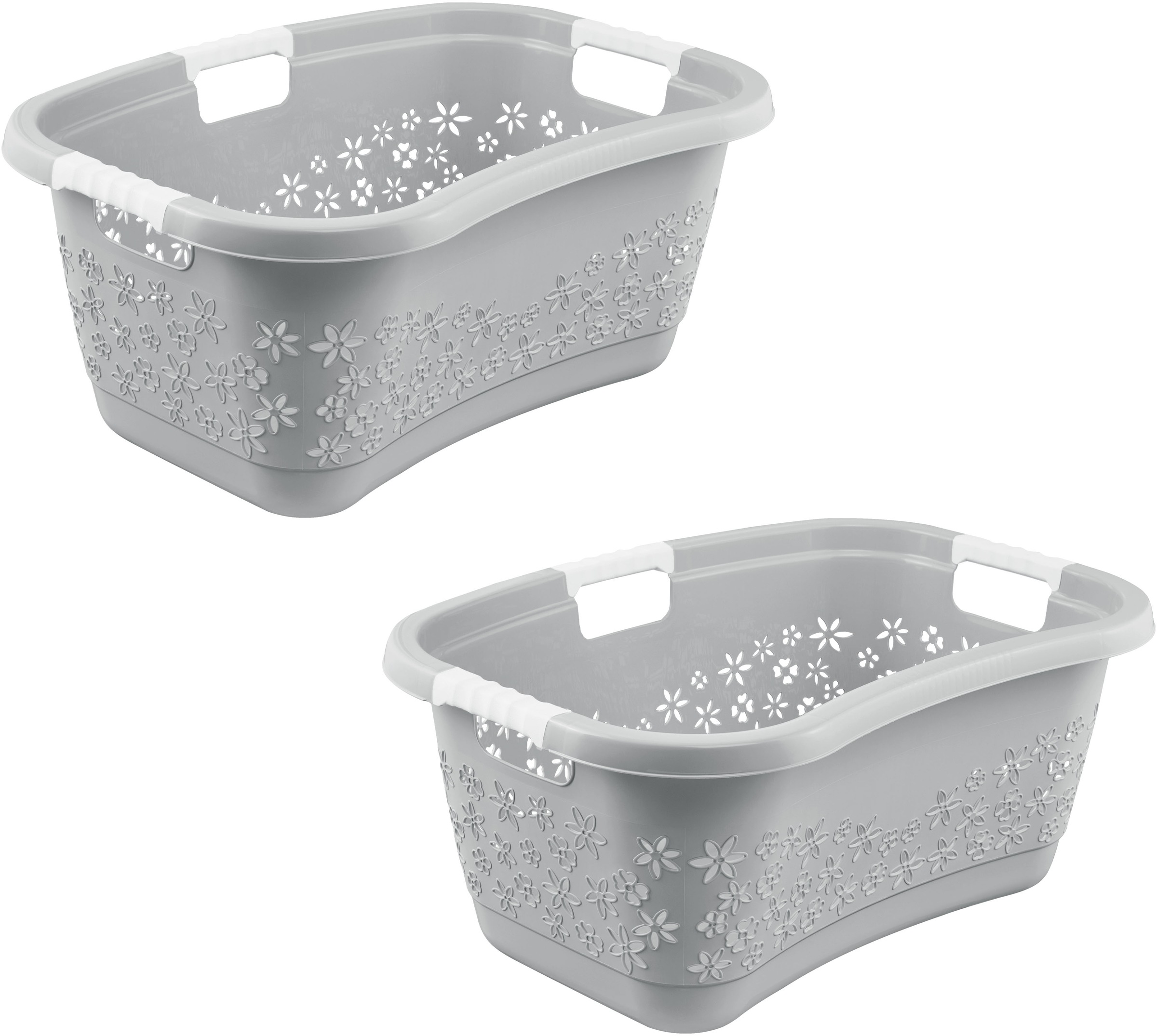 keeeper Wäschekorb "lasse, 2er Set, Korb mit Softgriffen, 65 x 45 x 28 cm, günstig online kaufen