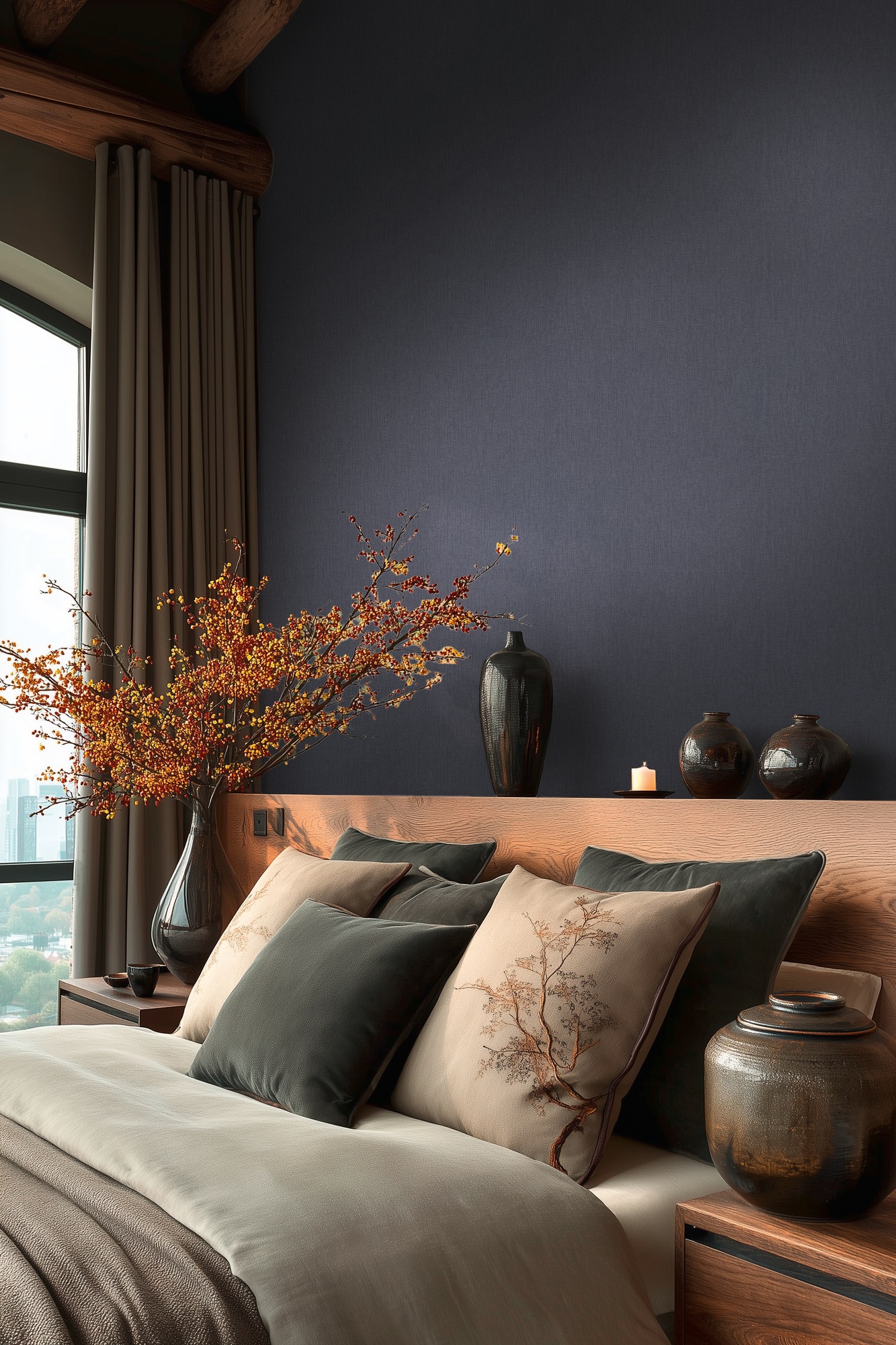 living walls Vliestapete »Vibes & Styles Pure Linen Vliestapete« uni leicht strukturiert Dezente Struktur mit feiner Textiloptik und zeitlos eleganter Wirkung