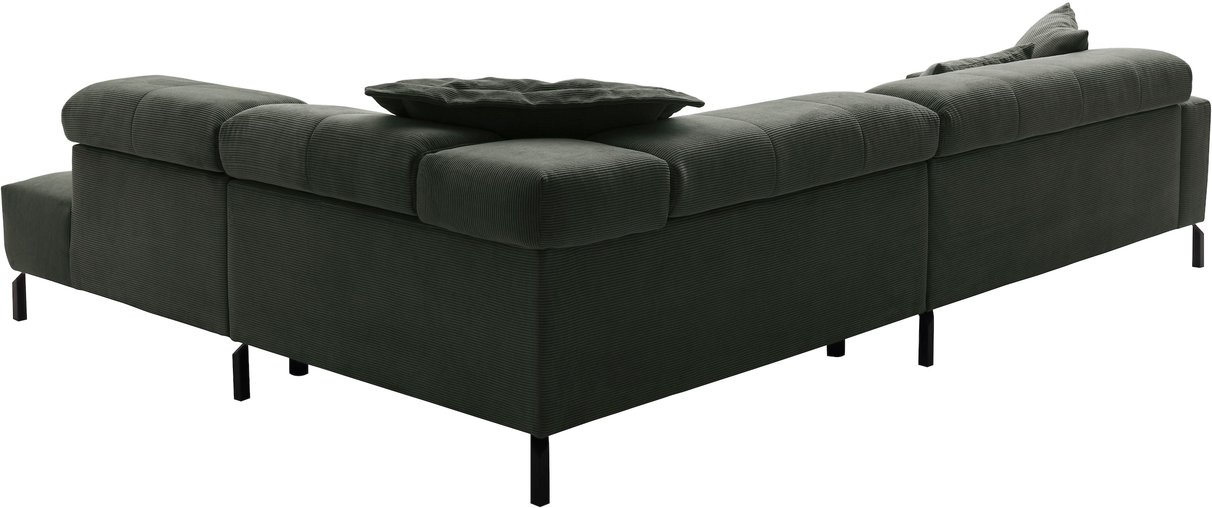 Places of Style Kampinė sofa »Cleveland L-Form incl. Kopfteilverstellung plotis 311 cm« patogi Elektrinis Sitzvorzug