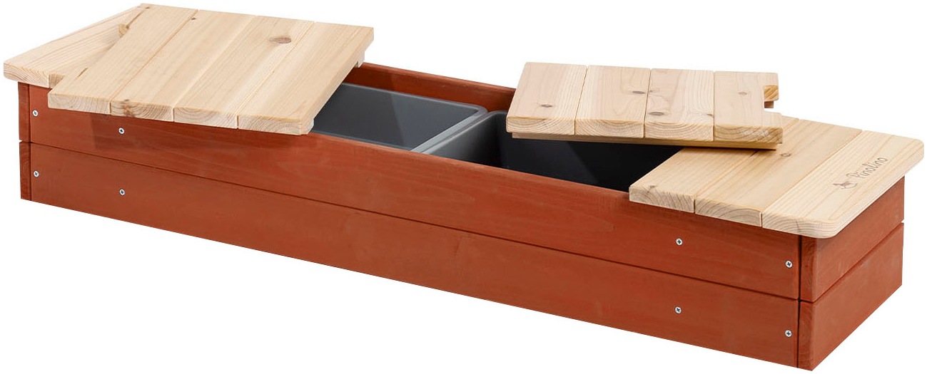 Pinolino® Sandkasten »Hedda, rot/natur«