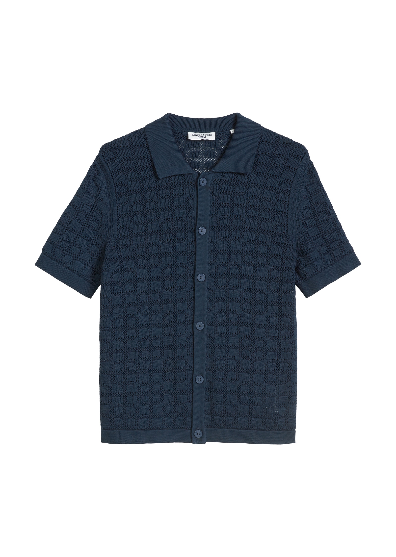 Marc O'Polo DENIM Kurzarmhemd »aus reiner Bio-Baumwolle«
