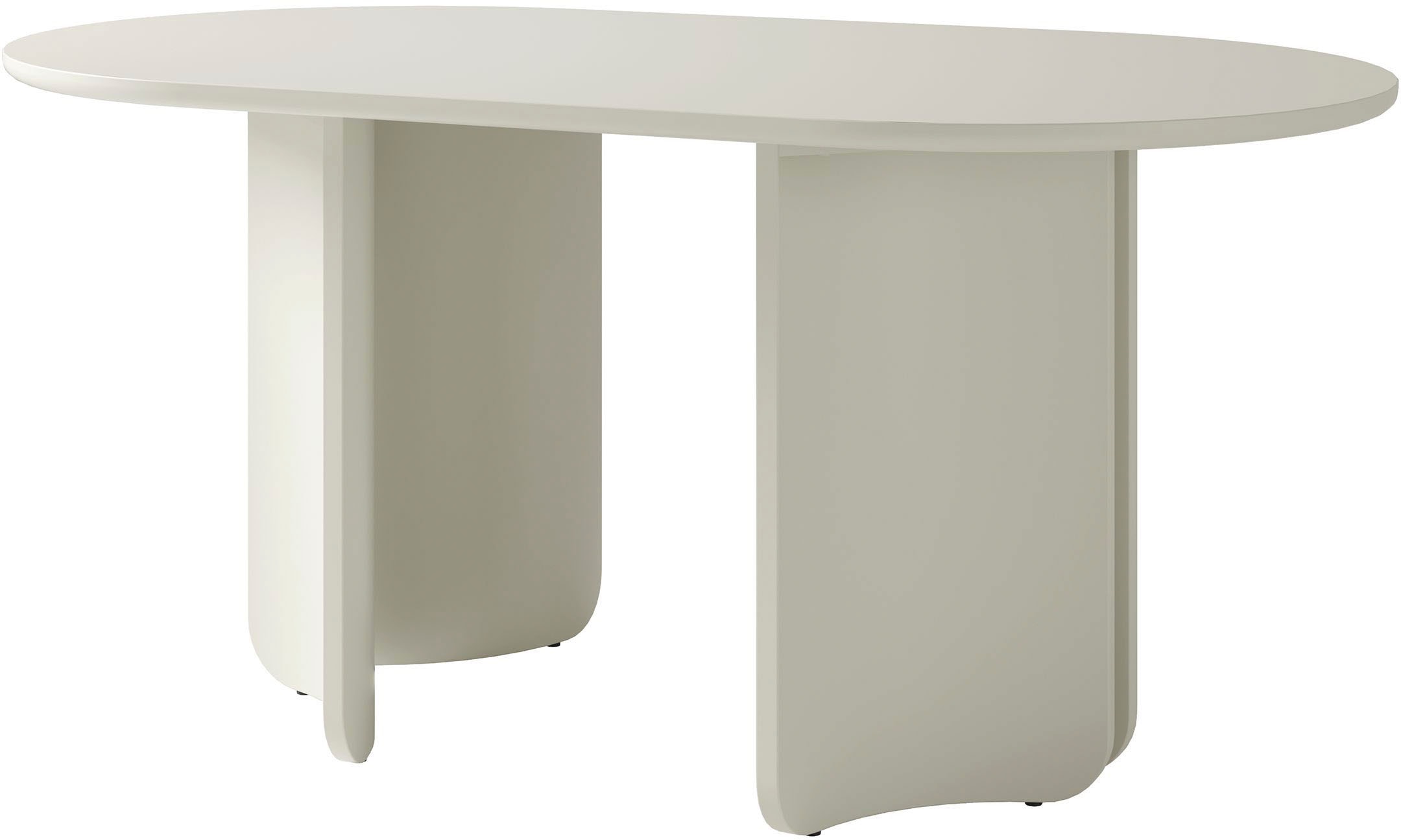 SCHÖNER WOHNEN-Kollektion Esstisch »GRIMSTAD« 1 Stk. tlg. in 160 cm oder 200 cm, mit variabel montierbarem Untergestell
