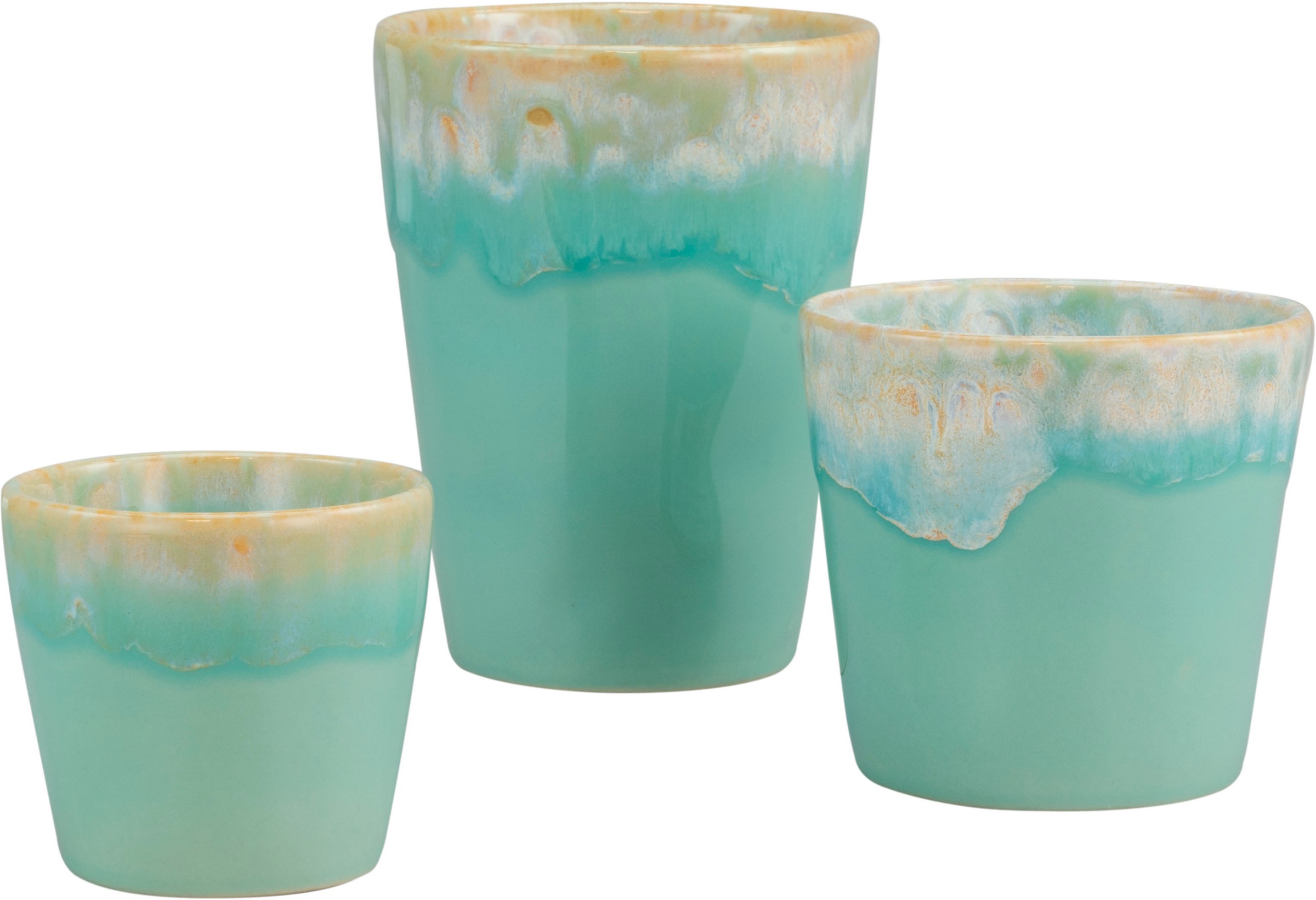 CreaTable Becher »Kaffeebecher Gespresso«, (Set, 6 tlg.), 36 cl, Tassen Set, 6-teilig, Made in Europe