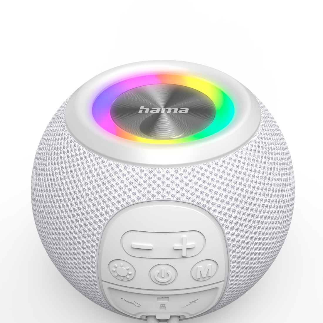 Hama Bluetooth-Lautsprecher »Bluetooth®-Lautsprecher "Ball Shape Speaker", 5 Licht-Modi, 5W«, Integrierte Freisprecheinrichtung