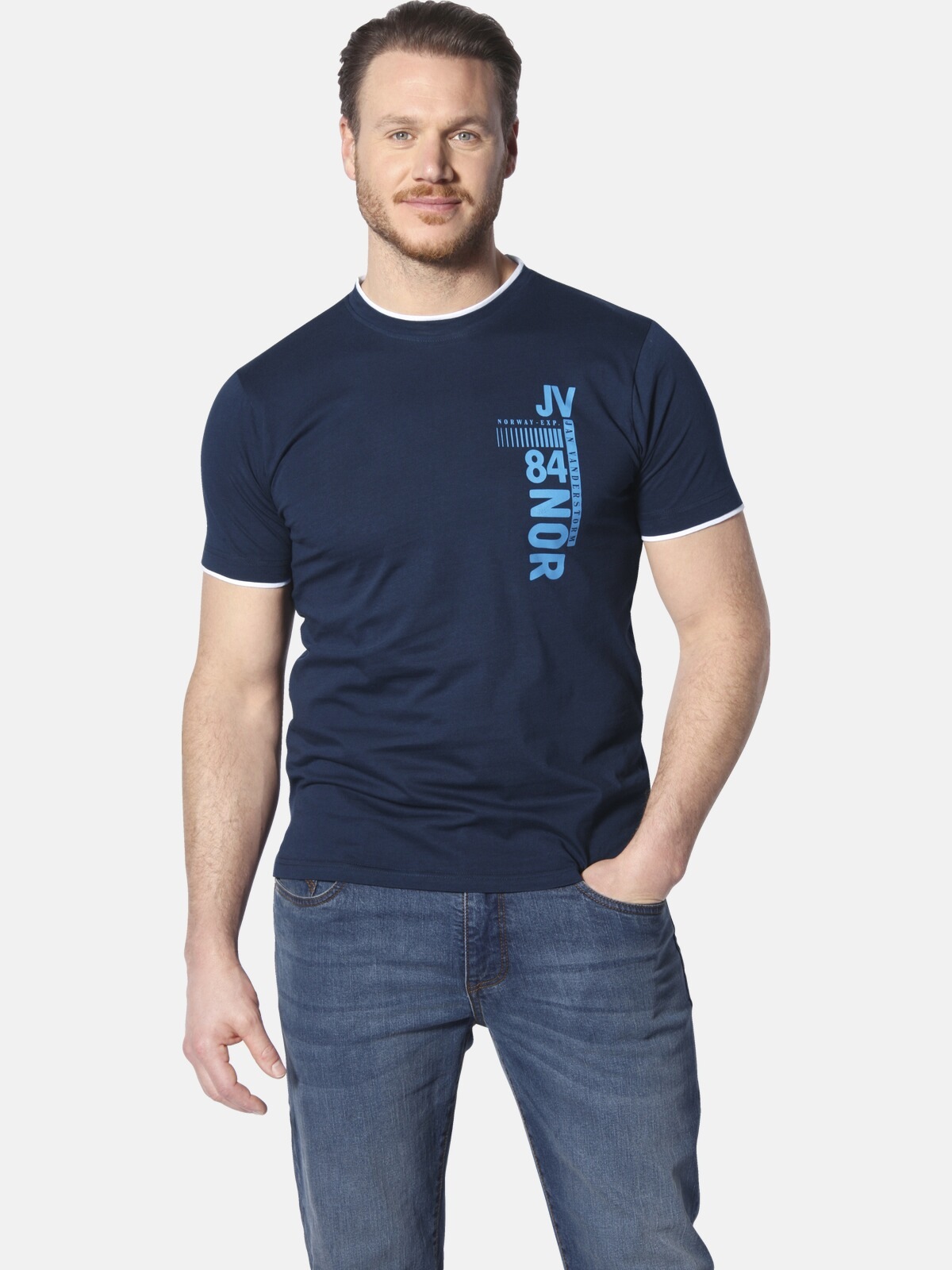 Jan Vanderstorm T-Shirt "T-Shirt FLEMMING" günstig online kaufen