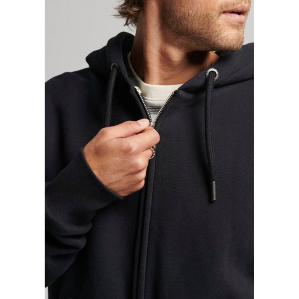 Superdry Kapuzensweatjacke »SD-BORG LINED ZIP HOOD«