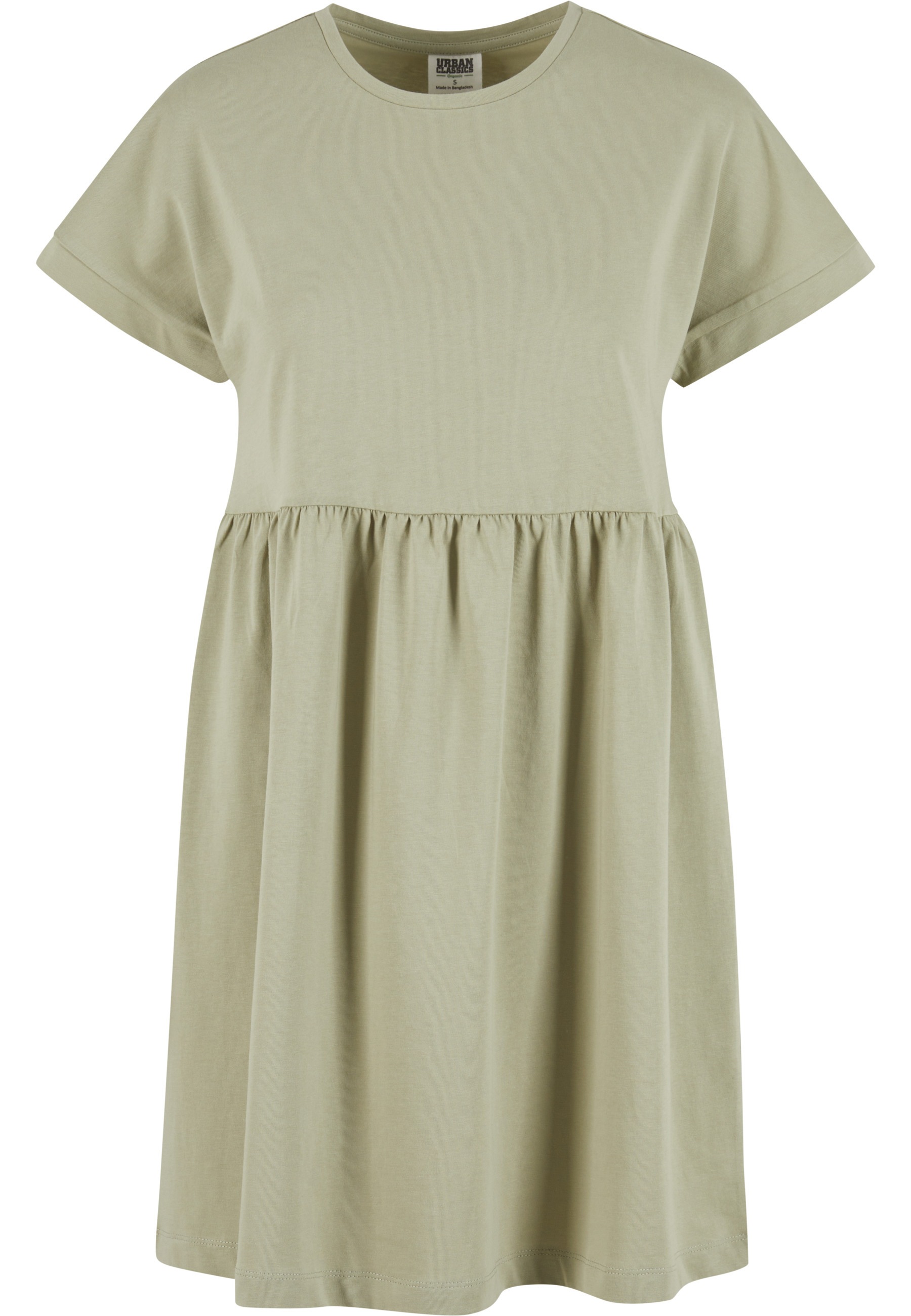 URBAN CLASSICS A-Linien-Kleid "Urban Classics Damen Ladies Organic Empire Valance Tee Dress" 1 tlg.