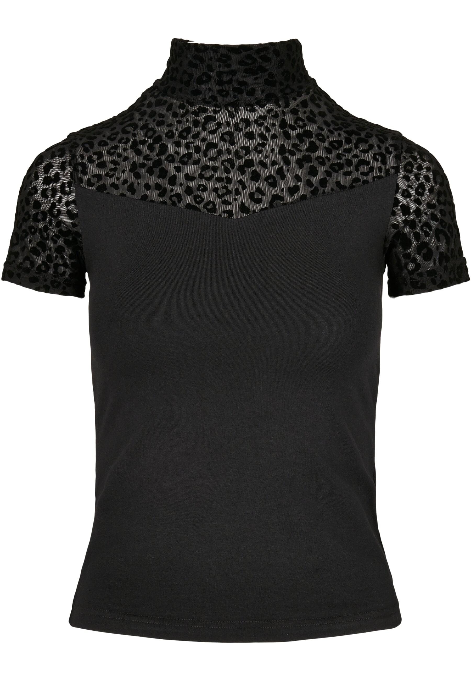 URBAN CLASSICS T-Shirt "Urban Classics Damen Ladies Flock Lace Turtleneck T günstig online kaufen