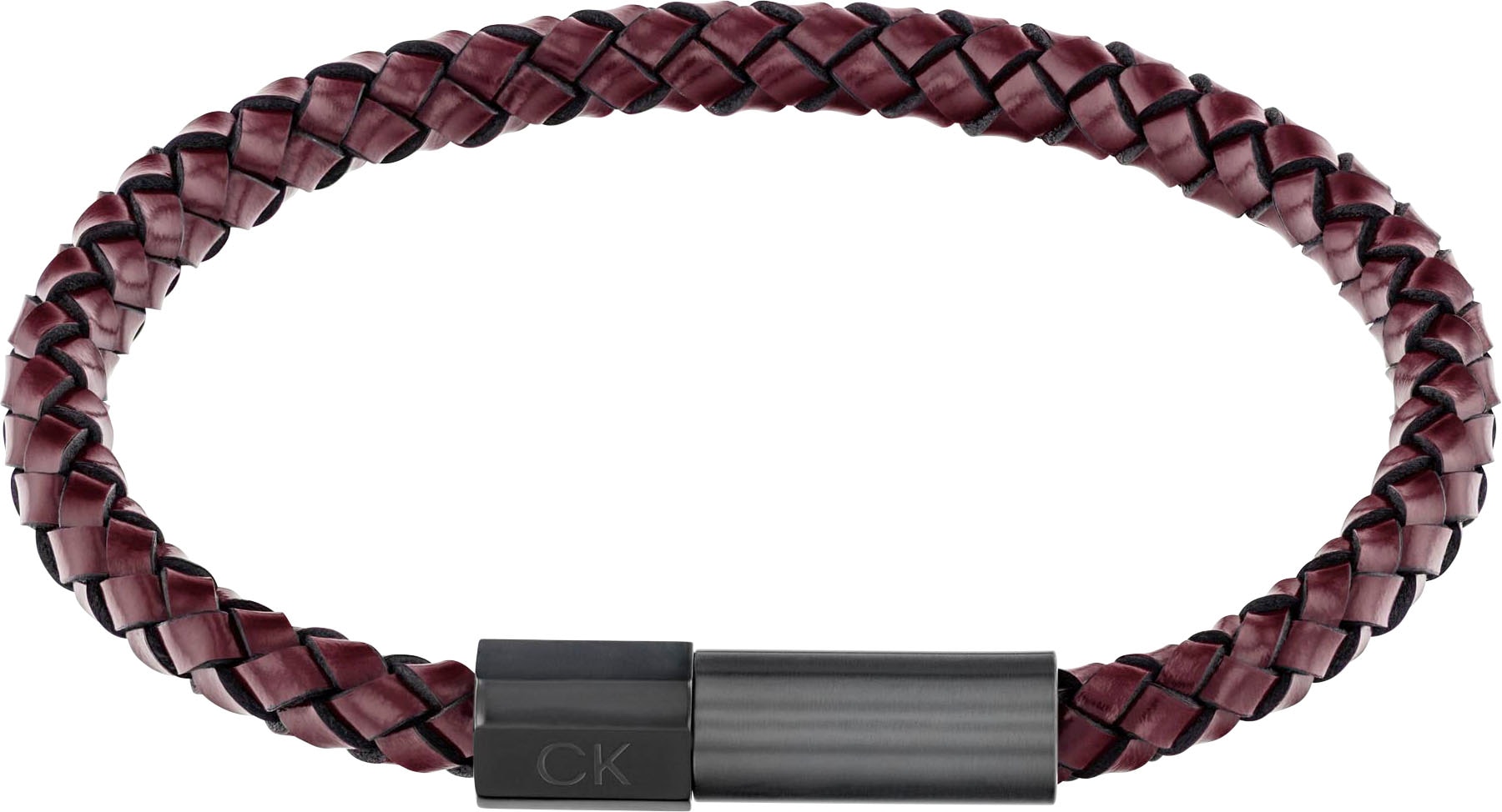 Calvin Klein Lederarmband »Schmuck Edelstahl Armband INDUSTRIAL FACETS 35100045 35100046 35100047«