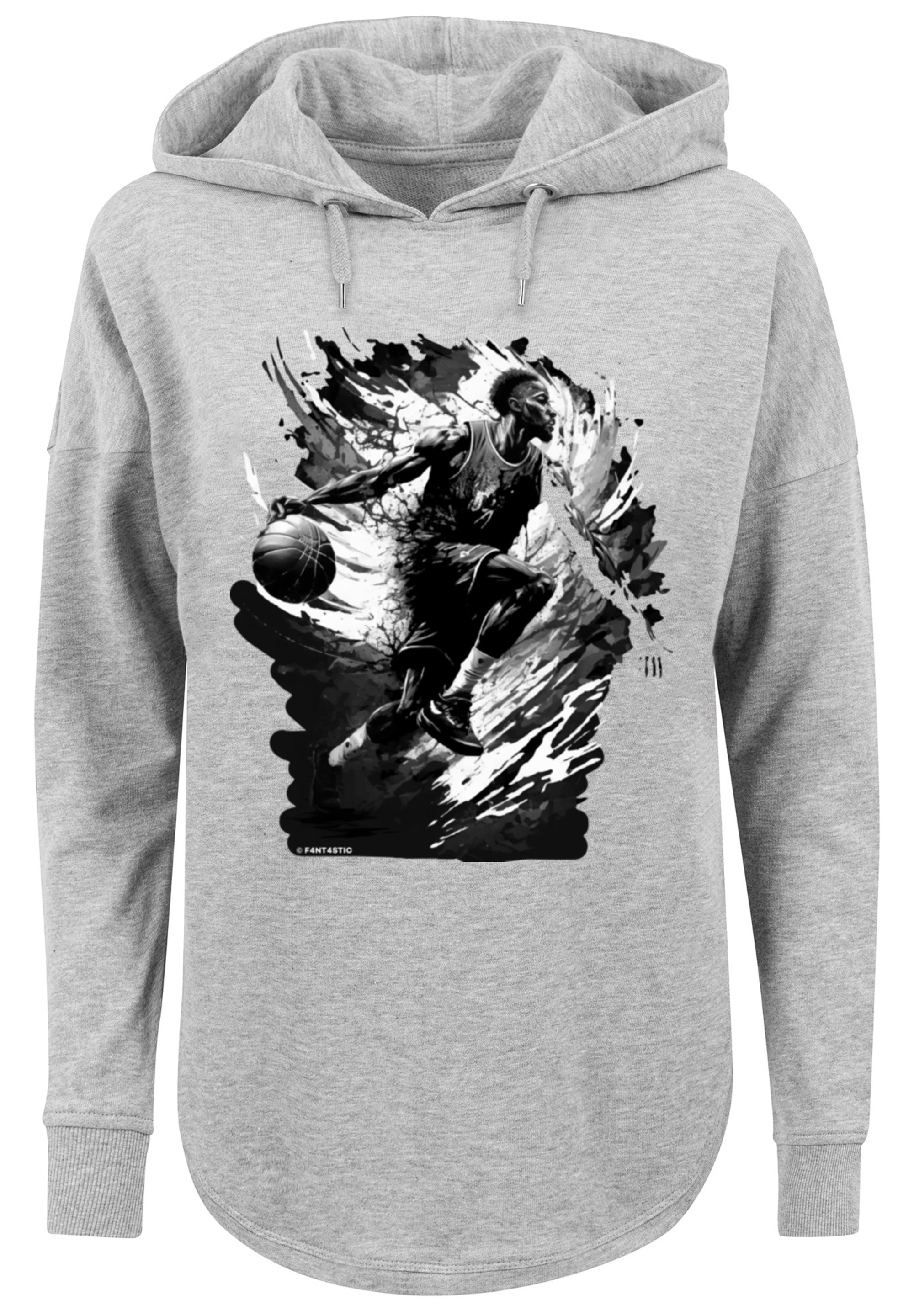 F4NT4STIC Kapuzenpullover "Basketball Splash Sport OVERSIZE HOODIE", Print günstig online kaufen