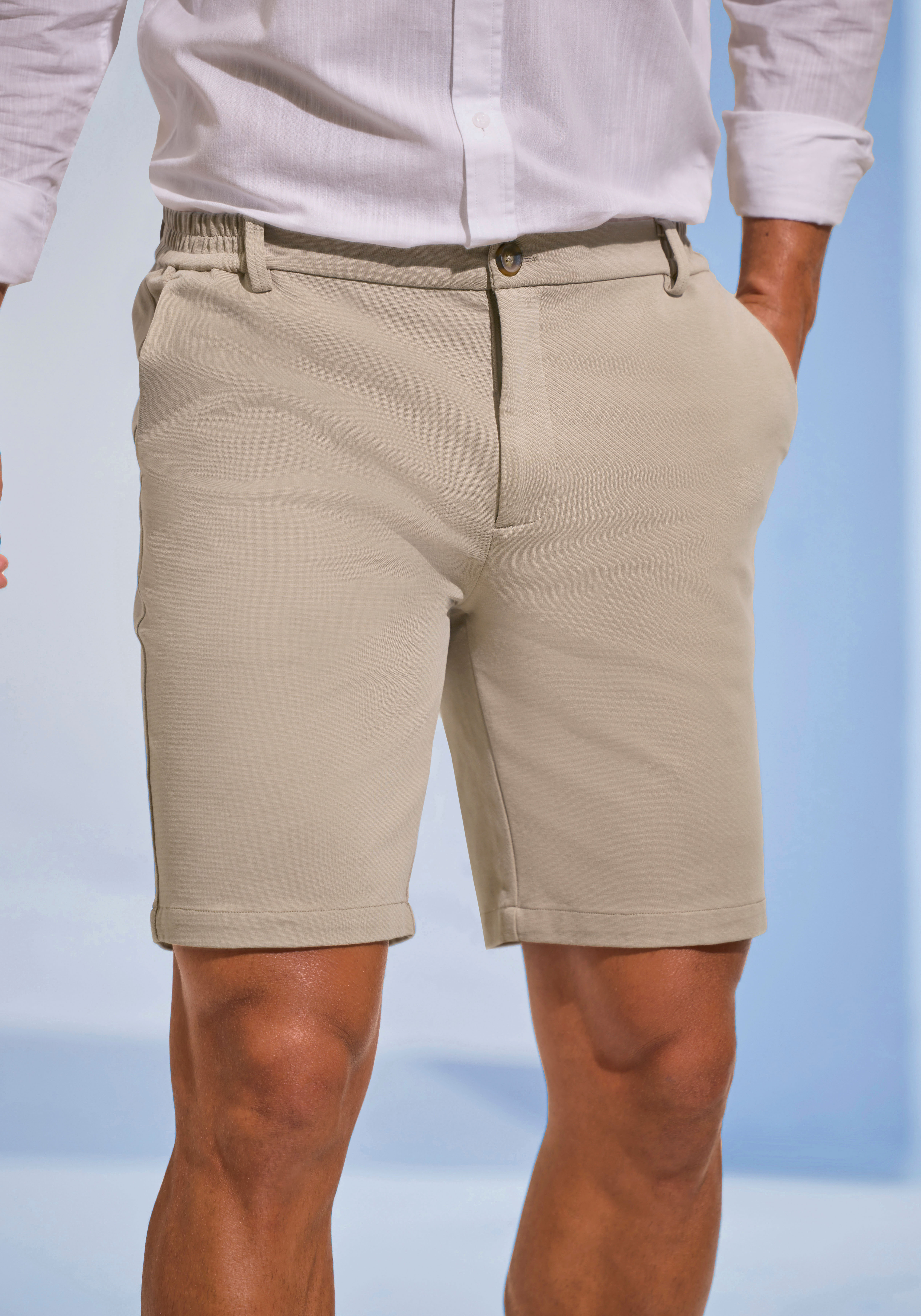 H.I.S Shorts ", Dehnbund-Hose mit seitlichem Gummizug, auch in großen Größen" Komfortbund - besonders bequem