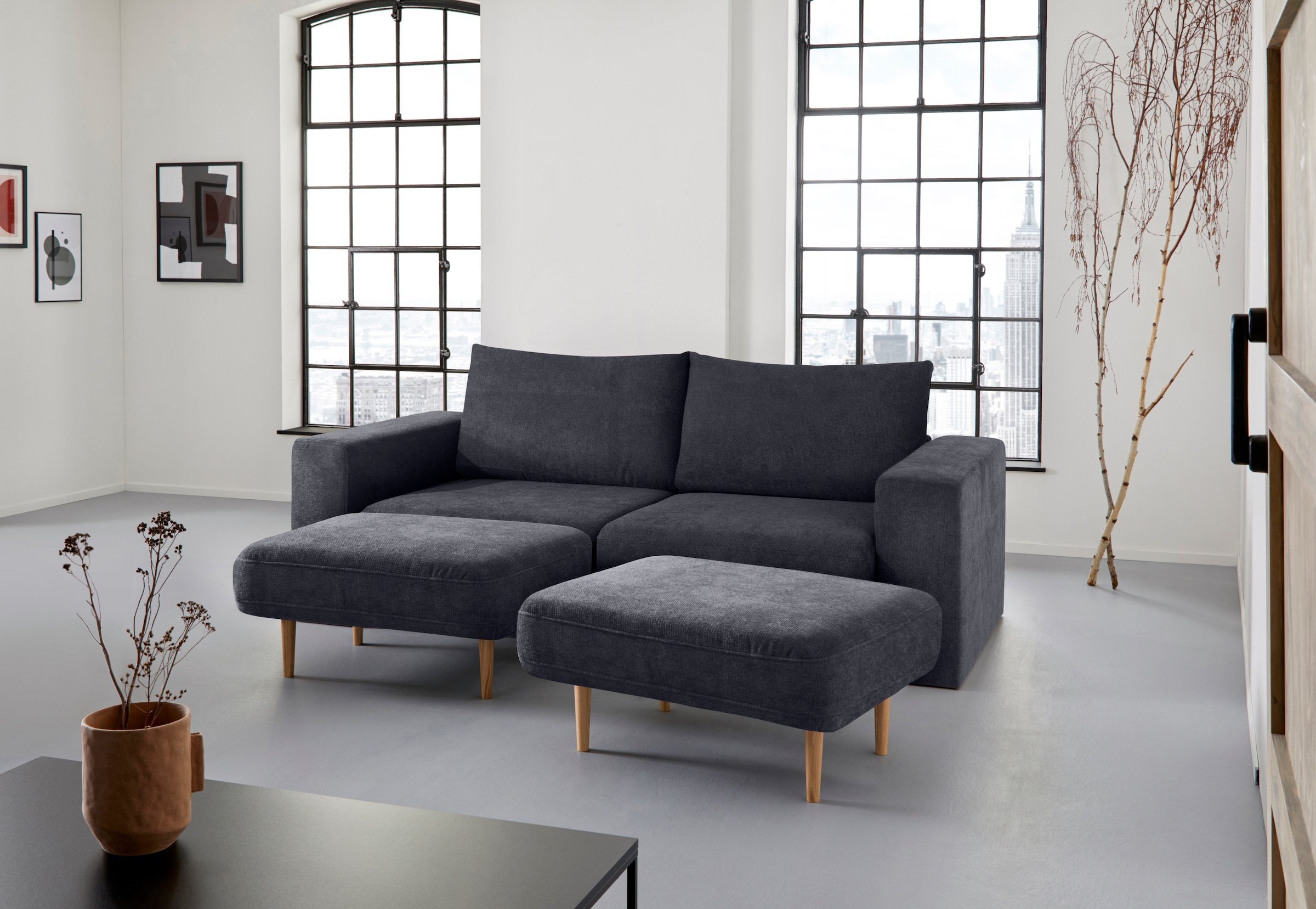 LOOKS by Wolfgang 3,5-Sitzer 2 Verwandlungssofa: Sofa Hockern Sofa | mit aus wird Joop bestellen »Looksv«, BAUR