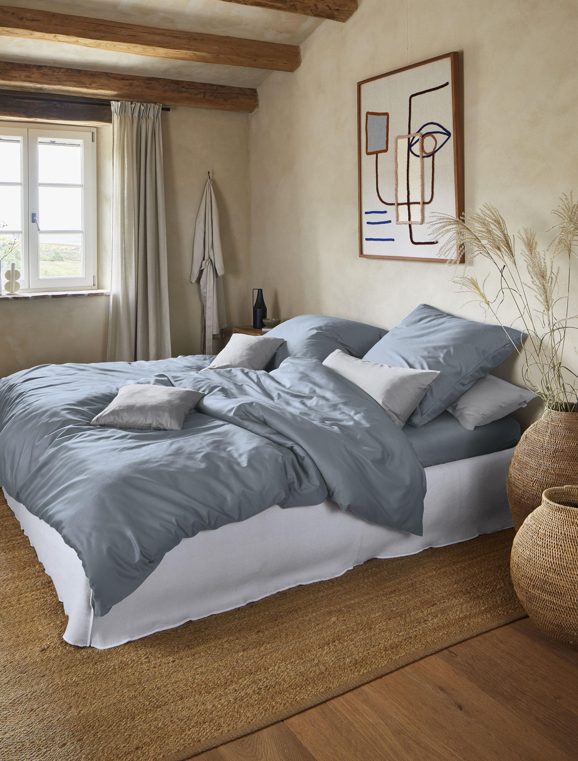 Irisette Bettwäsche "Premium Satin Bettwäsche Paris" 2 tlg. hochwertige Uni günstig online kaufen