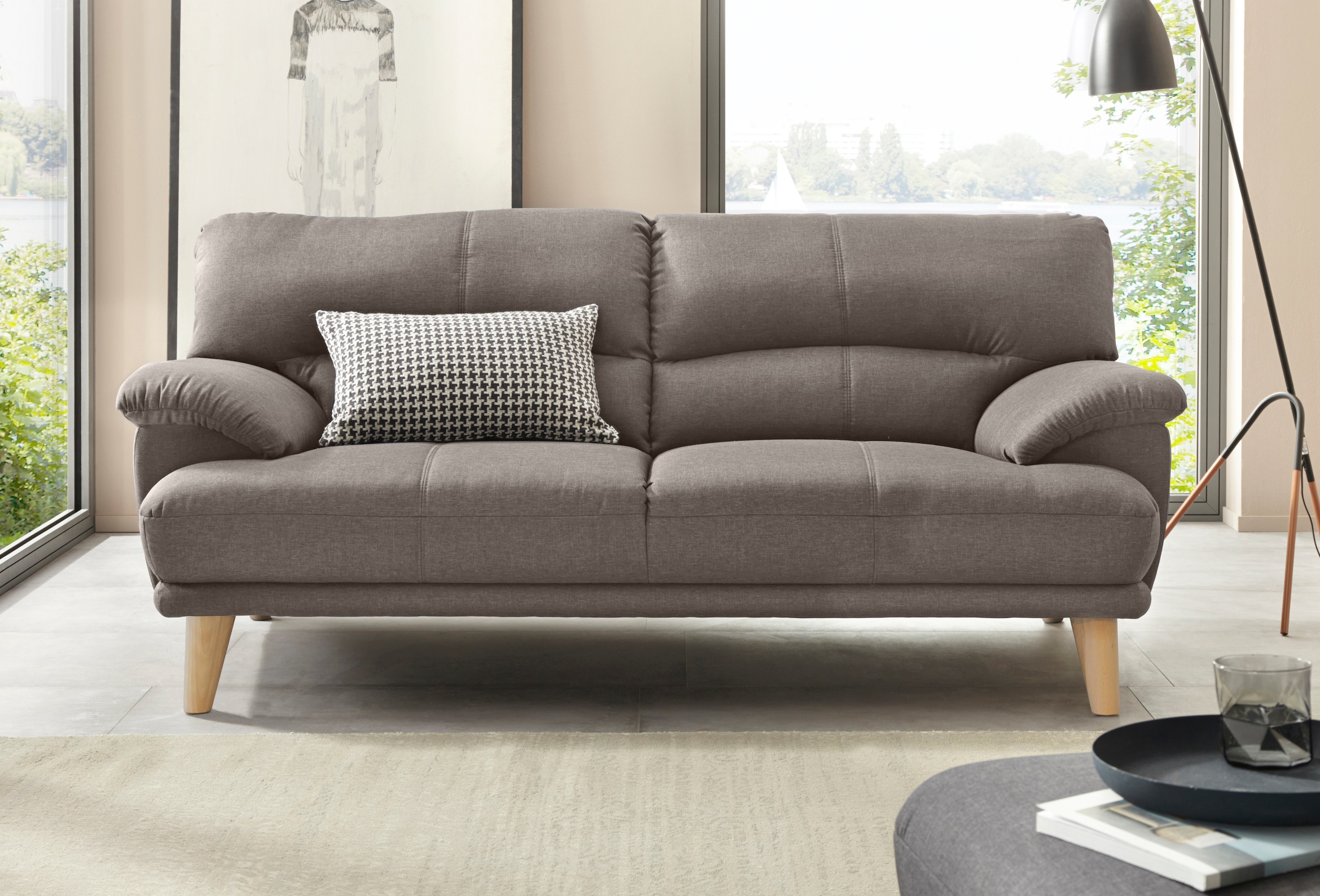 TRENDMANUFAKTUR 3-Sitzer "Cecilia, Sofa in italienischem Design", mit tolle günstig online kaufen