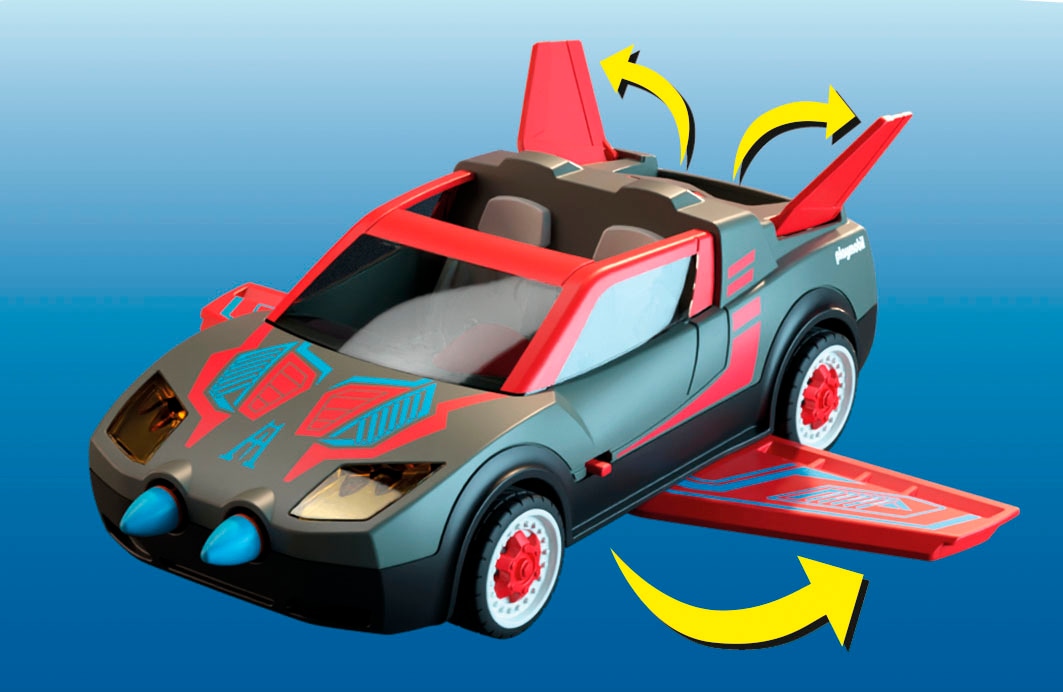 Playmobil® Konstruktions-Spielset »Helden-Multifunktionsfahrzeug (71832), Heroes«, (70 St.), Made in Europe