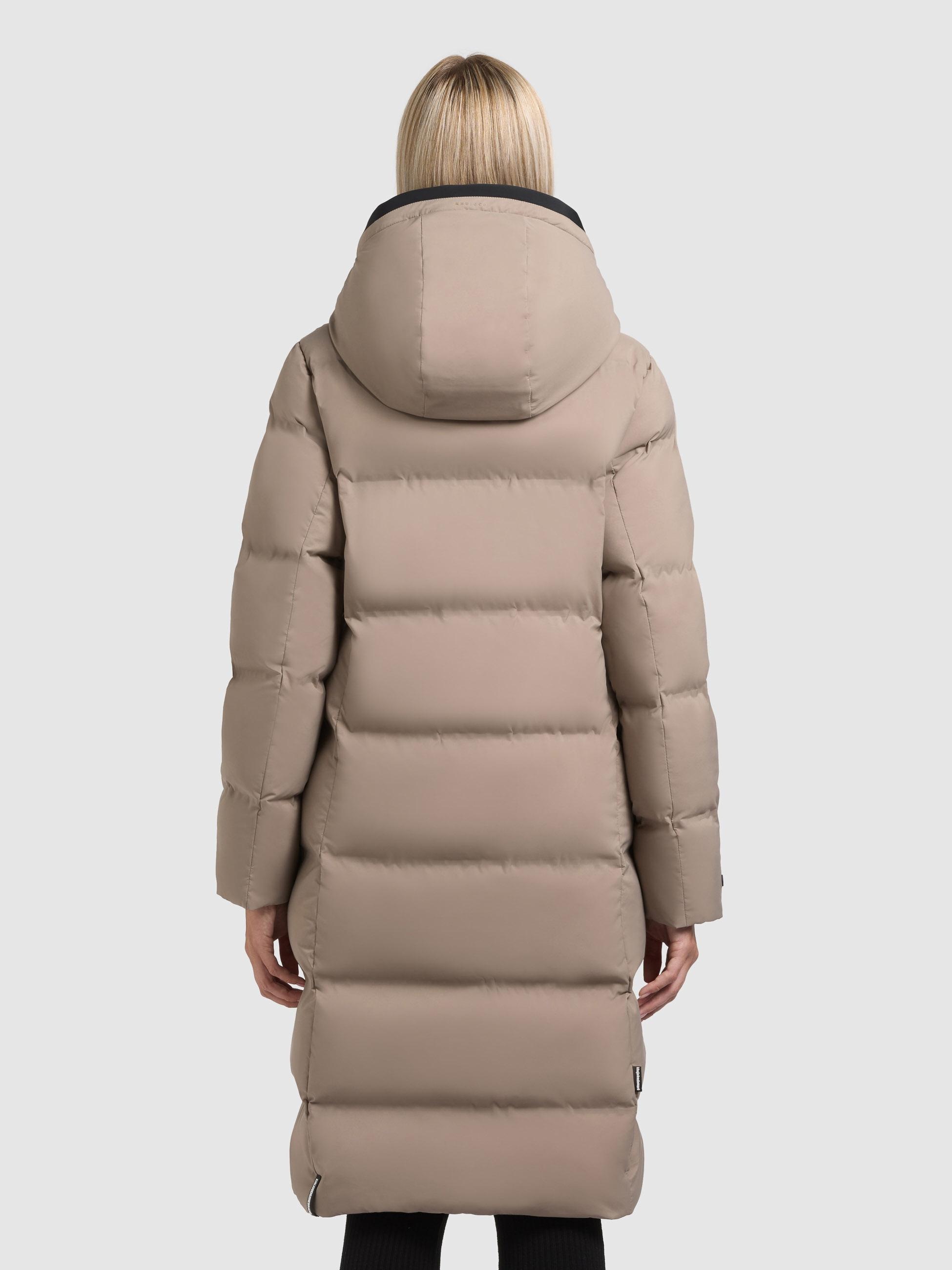 Thumbnail - khujo Steppmantel "Finnie3" Warmer Damen Wintermantel mit großer Kapuze