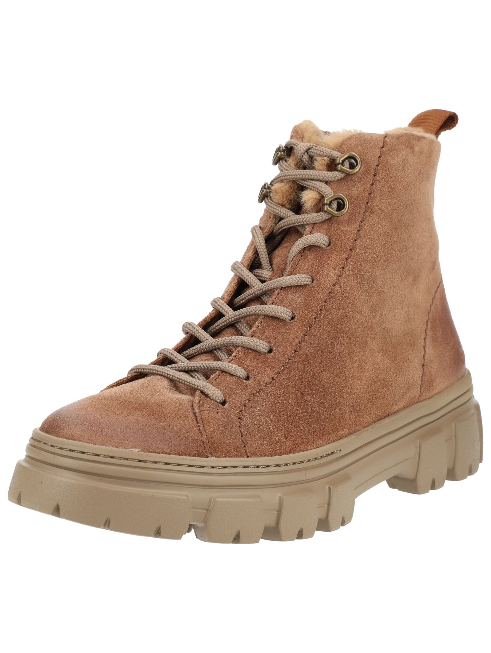 Paul Green Schnürstiefelette »Paul Green Stiefelette Veloursleder«