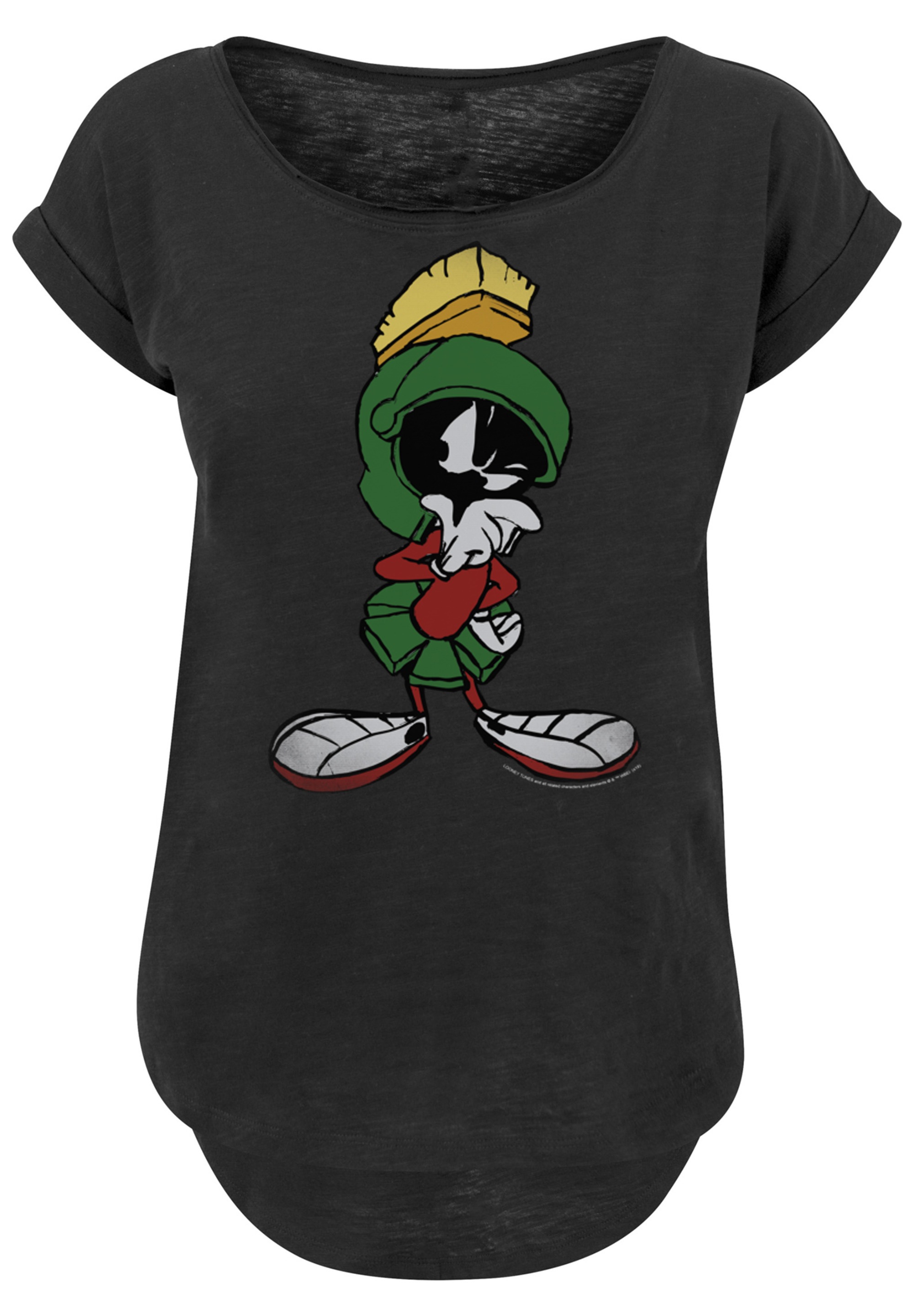 F4NT4STIC T-Shirt »Looney Tunes Marvin The Martian« Damen,Premium Merch,Lang,Longshirt,Bedruckt
