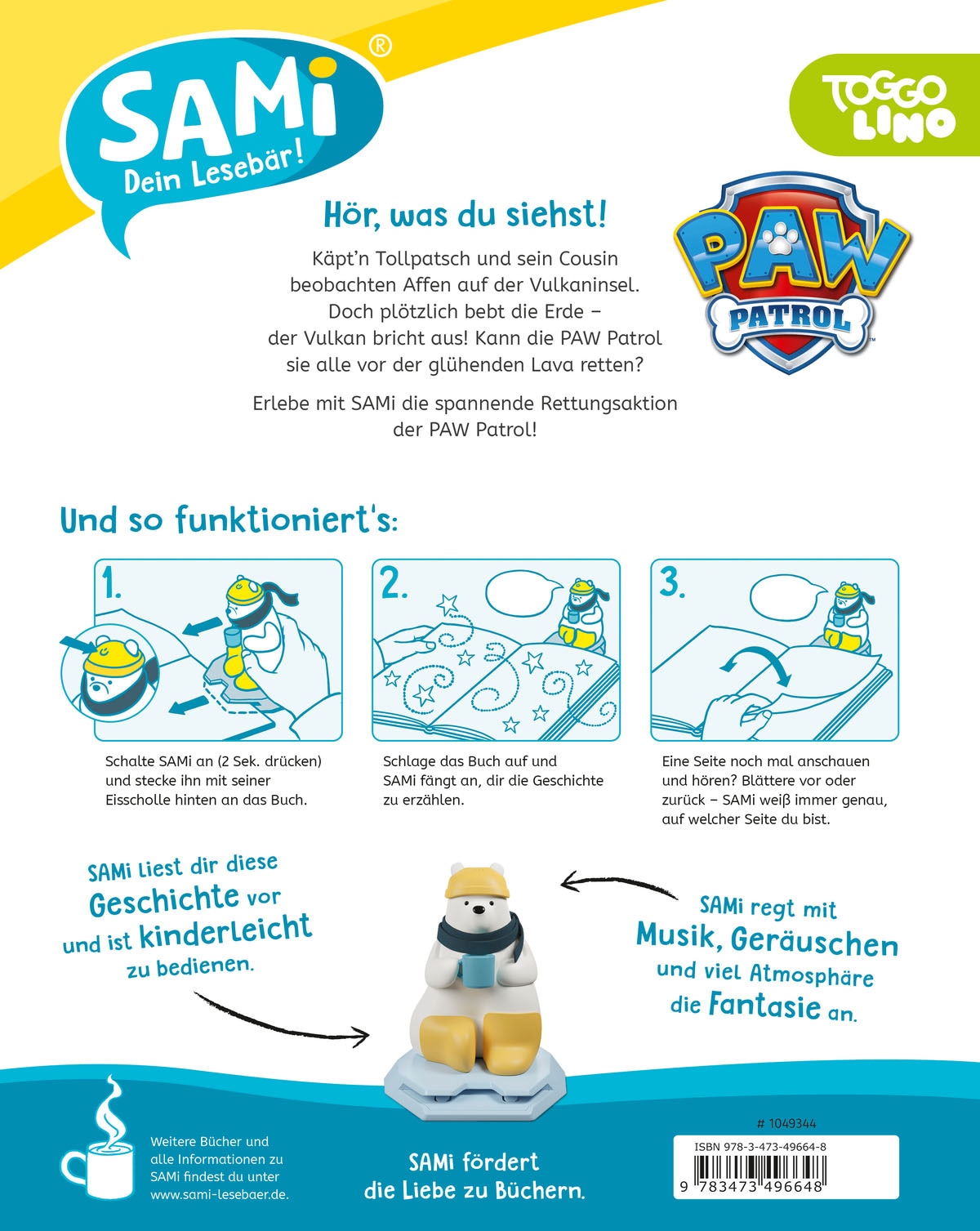Ravensburger Buch »SAMi - PAW Patrol - Rettet die Affen«, Made in Germany