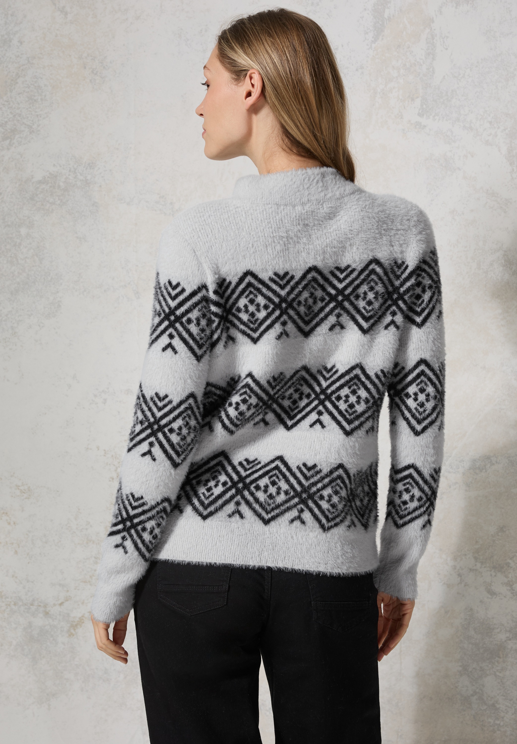 Cecil Strickpullover, mit grafischem Muster