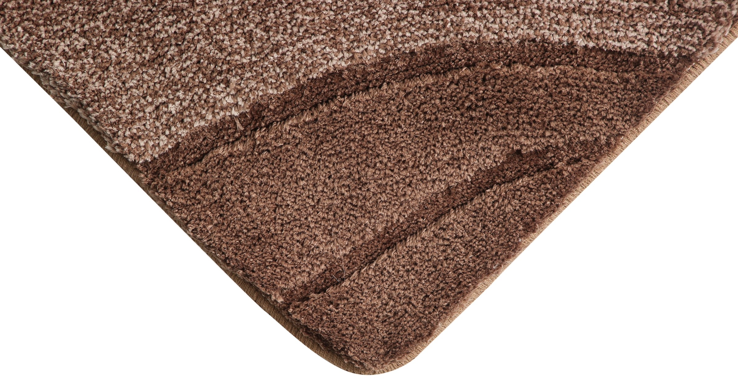 my home Badematte »Josie, Badvorleger, Badezimmer Teppich«, rutschhemmend beschichtet, fußbodenheizungsgeeignet-schnell trocknend-strapazierfähig, Badteppich, Badematten, rechteckig, rund & als 3-tlg. Set erhältlich