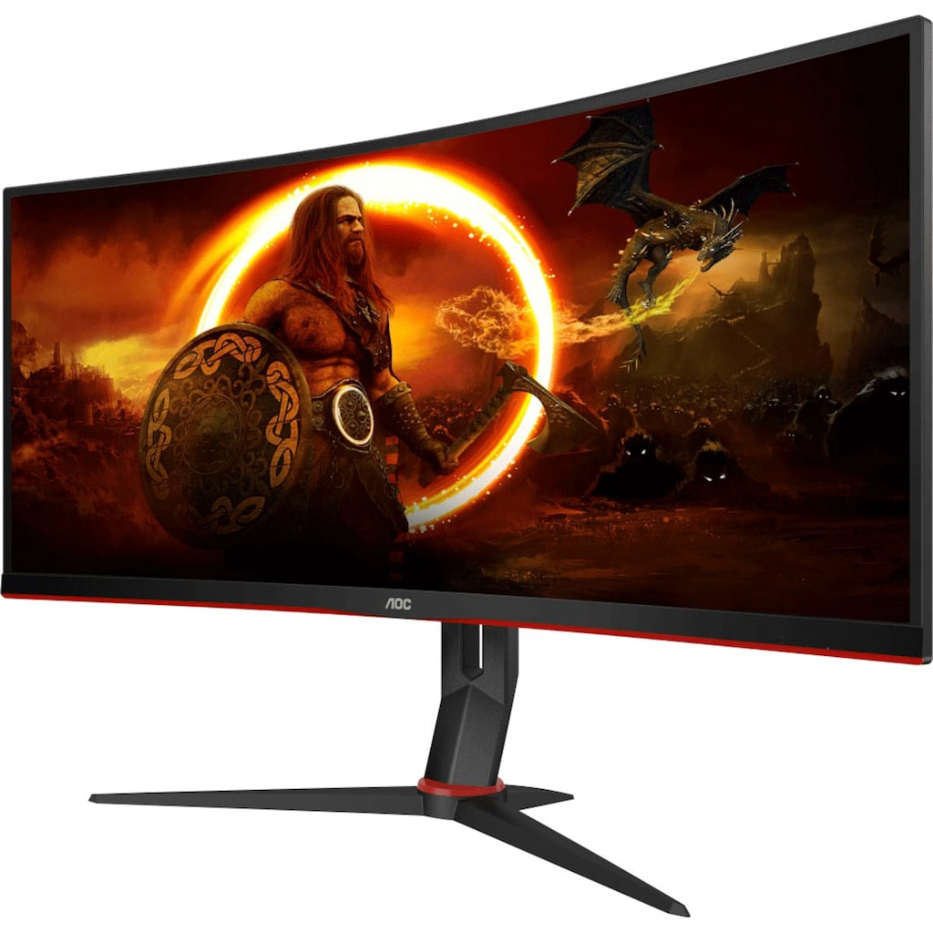 AOC Curved-Gaming-Monitor »CU34G2/BK«, 86,4 cm/34 Zoll, 3440 x 1440 px, QHD+, 1 ms Reaktionszeit, 100 Hz