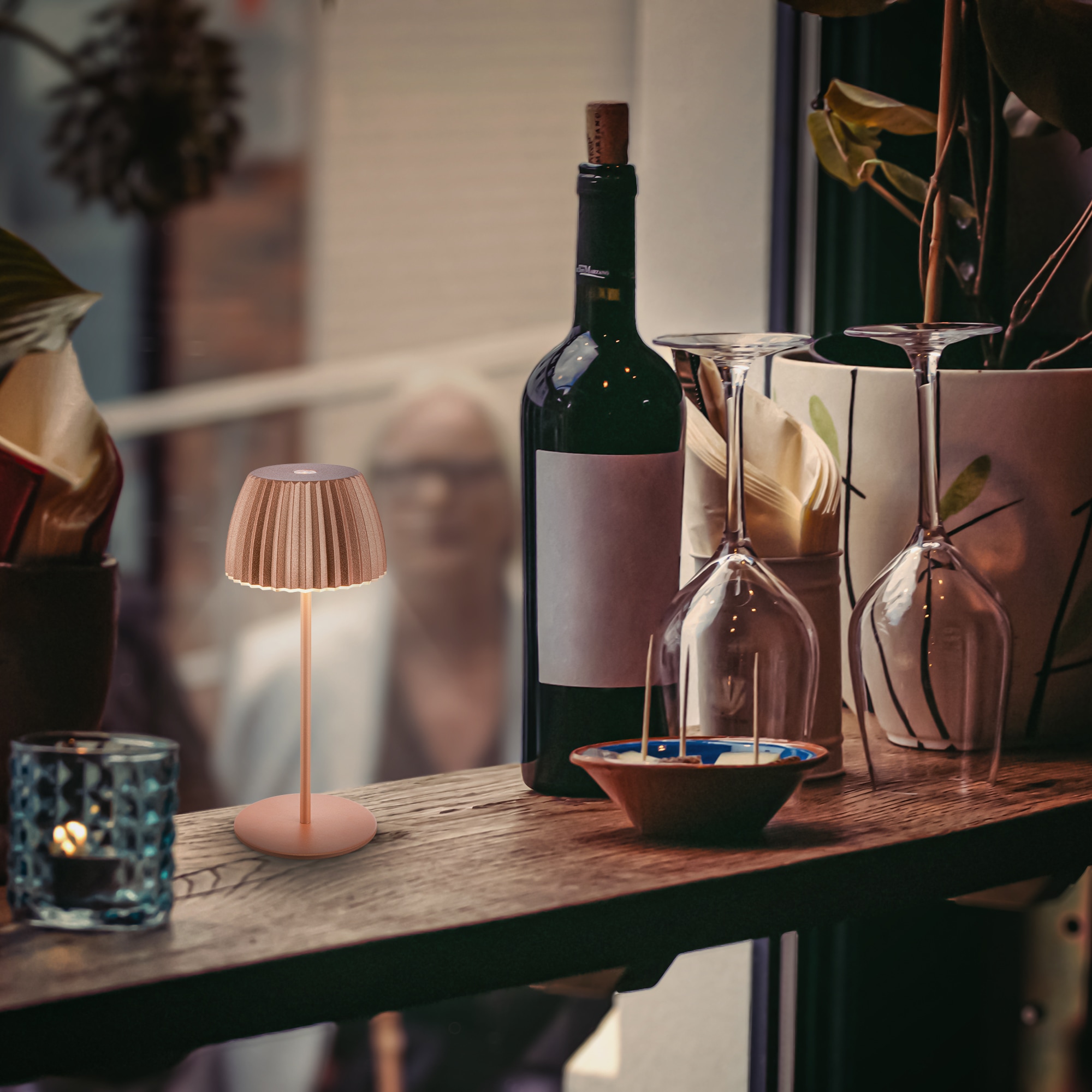 Briloner Leuchten LED Tischleuchte »Akku LED Tischleuchte« LED-Modul