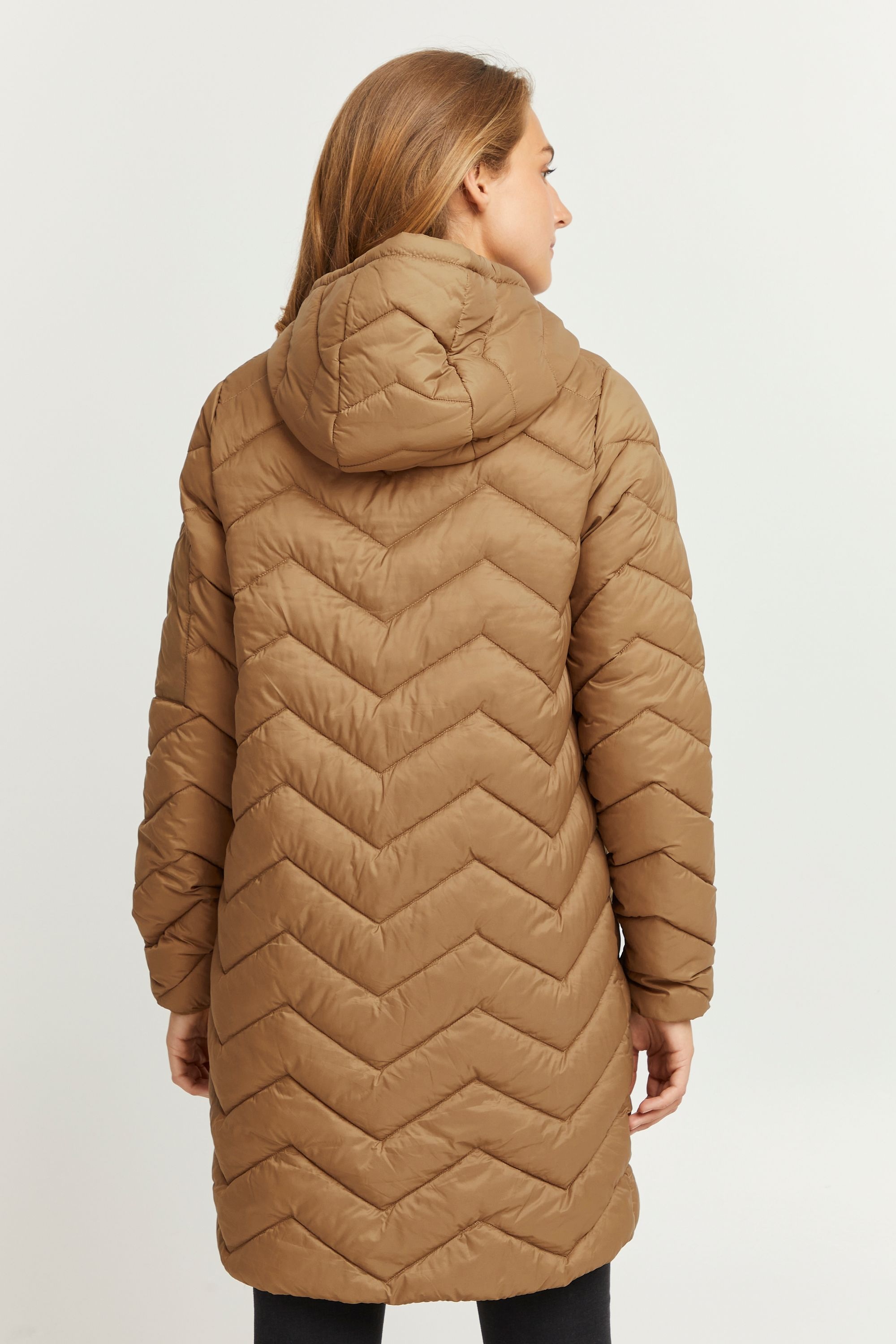 fransa Steppjacke »Steppmantel FRBapadding«, mit Kapuze