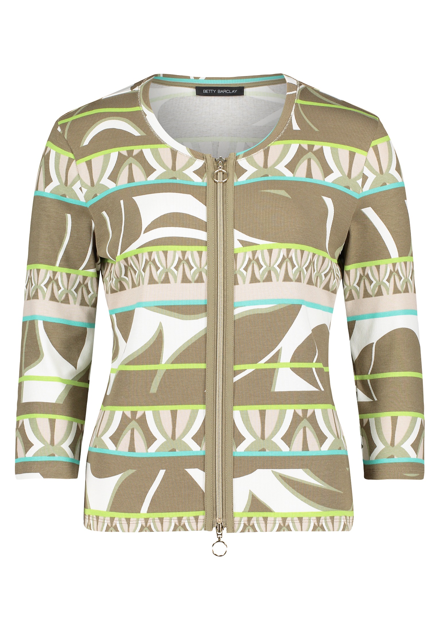 Betty Barclay Shirtjacke »Betty Barclay Shirtjacke mit Rippenstruktur«, (1 tlg.), Material