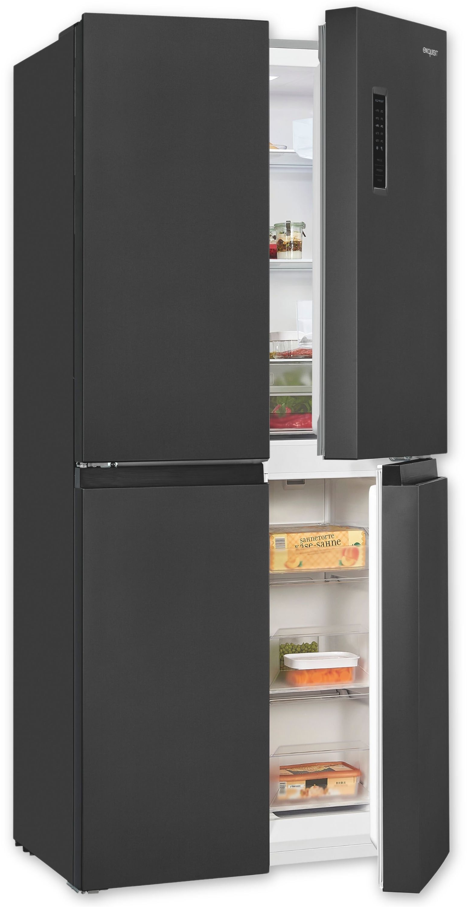 exquisit Multi Door »MD365-125-040D inoxlook-az«