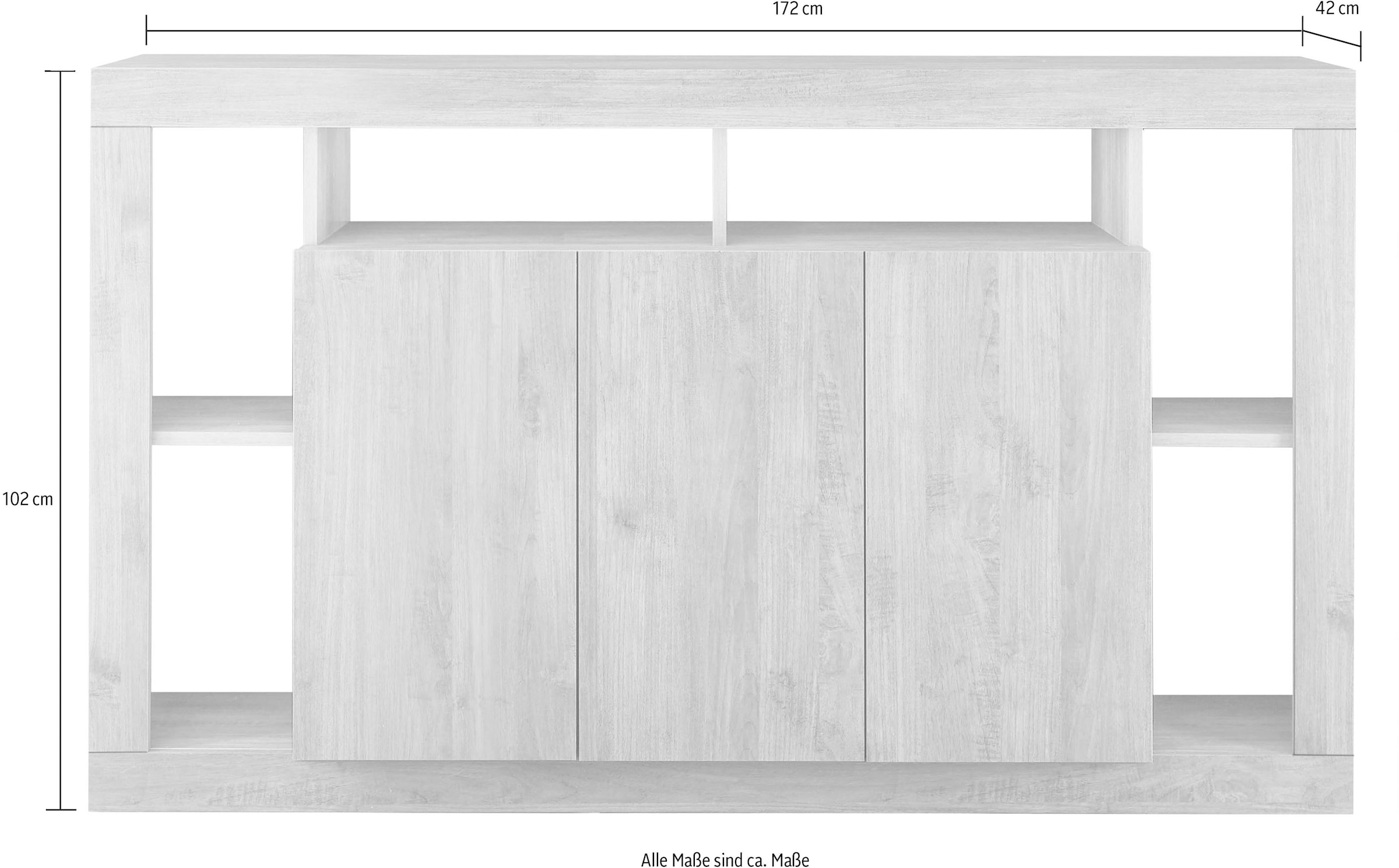 INOSIGN Sideboard »Rimini«, mit 3 Türen