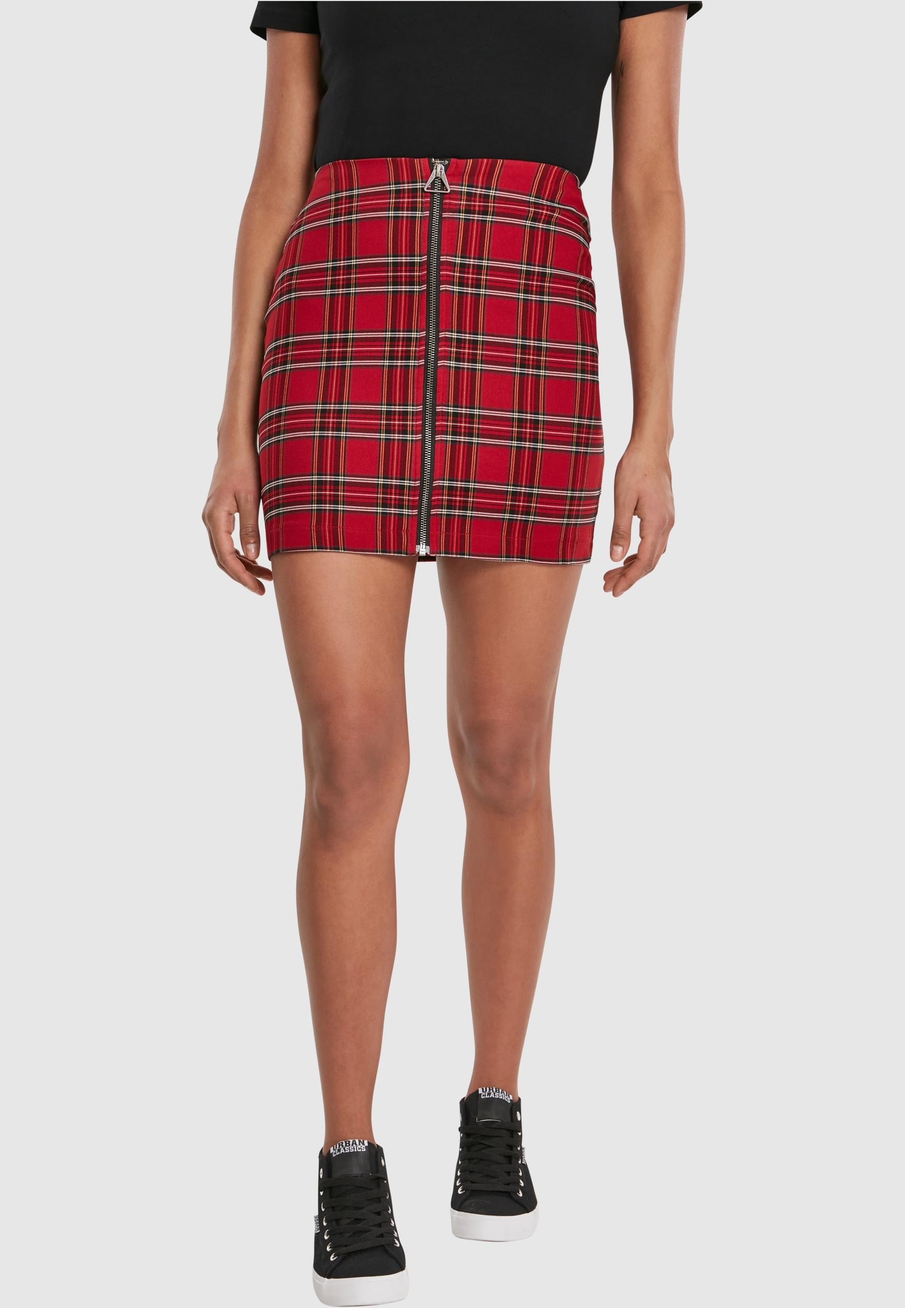 URBAN CLASSICS Sommerrock »Urban Classics Damen Ladies Short Checker Skirt«, (1 tlg.)