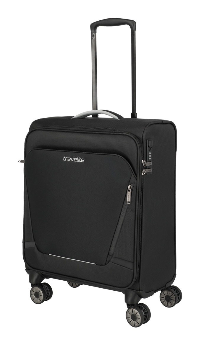 travelite Handgepäck-Trolley »JETPACK Max 4 Cabin, konzip. für Lufthansa, Austrian Airlines & Swiss«, 4 Rollen, Weichgepäck-Koffer Handgepäck für die meisten gängigen Airlines
