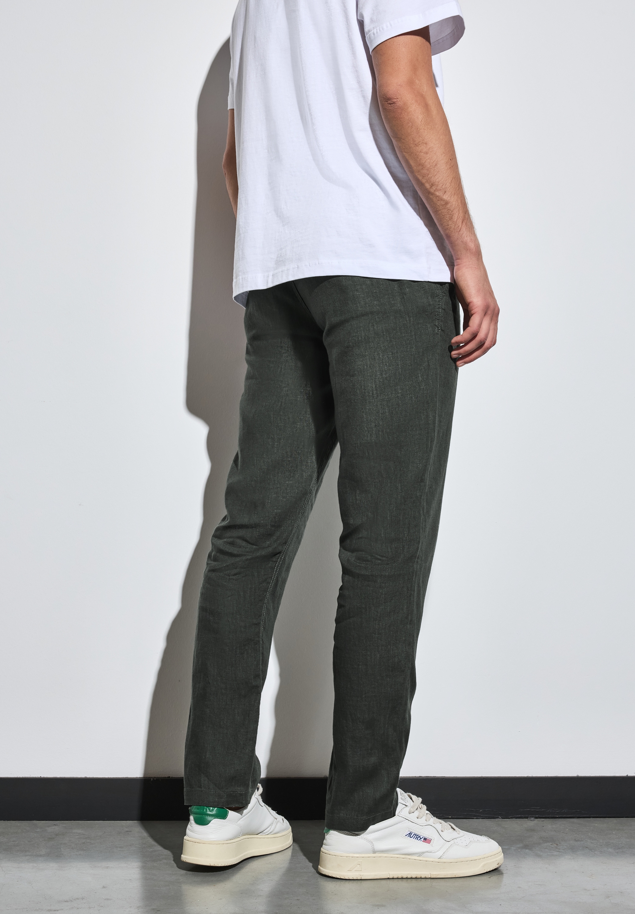 STREET ONE MEN Chinohose, Elastikbund mit Tunnelzug