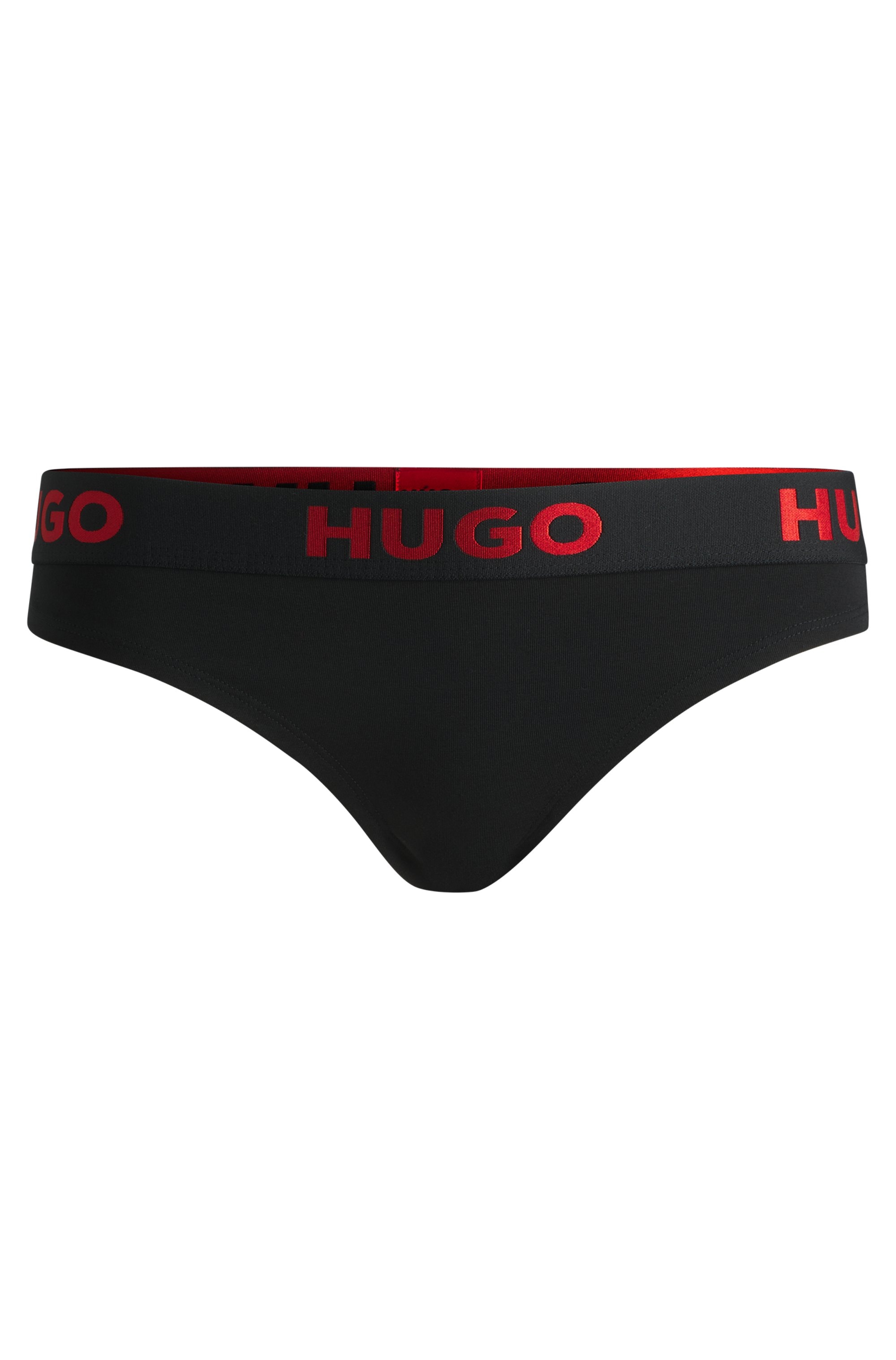 HUGO Underwear T-String »THONG SPORTY LOGO«, mit elastischem Bund