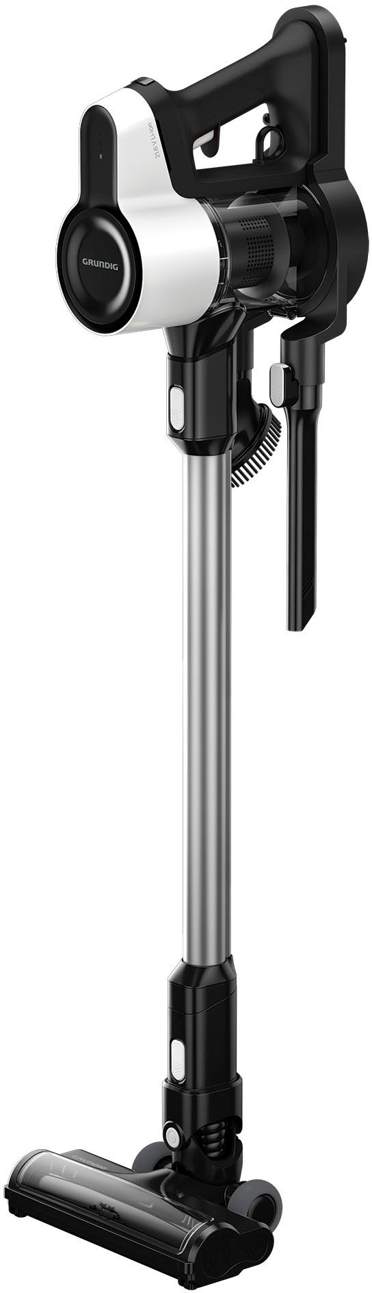 Grundig VCP 4130 2-in-1-Stabstaubsauger Akku Trocken Beutellos 110 W Schwarz, Weiß