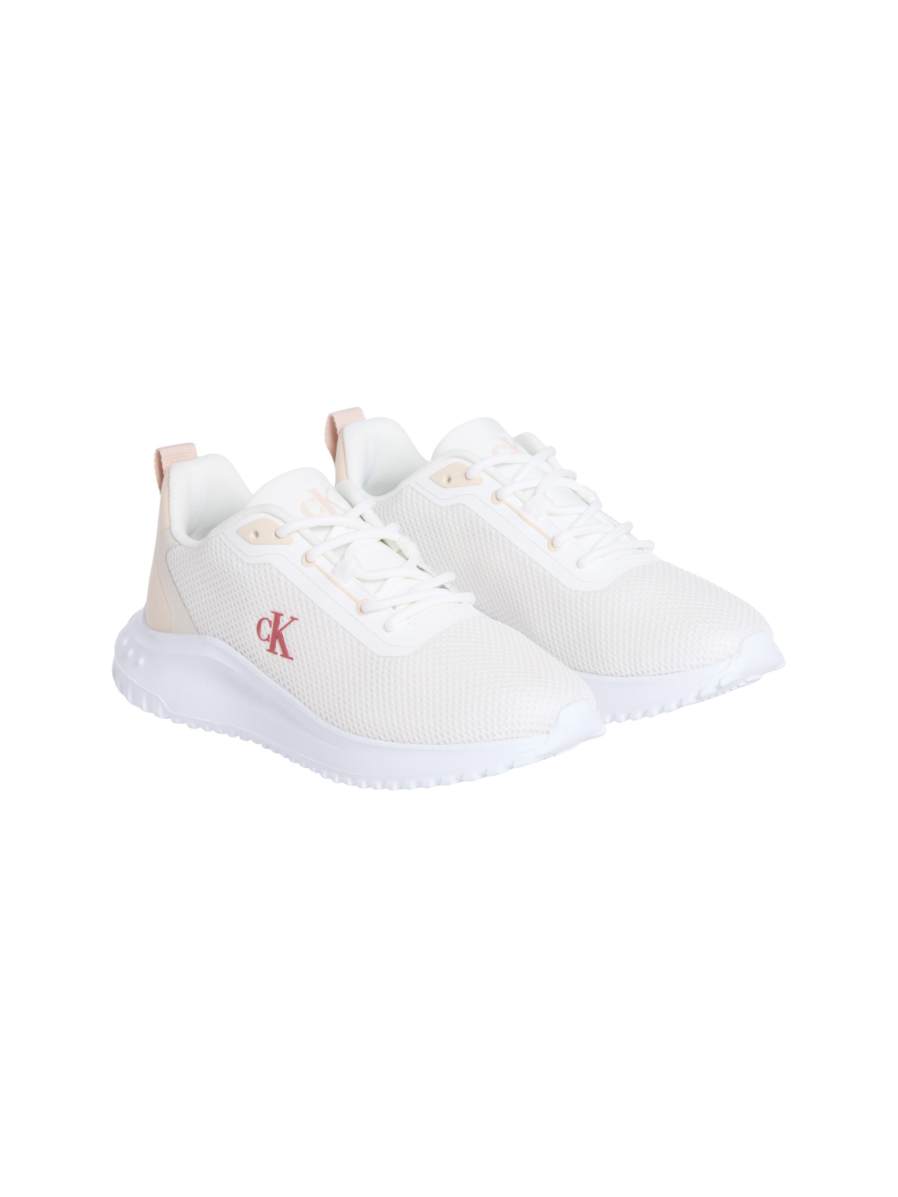 Calvin Klein Jeans Sneaker »EVA RUNNER L-UP MIX MESH LOGO CK«, Schnürschuh, Freizeitschuh, Halbschuh mit CK Logo an der Seite