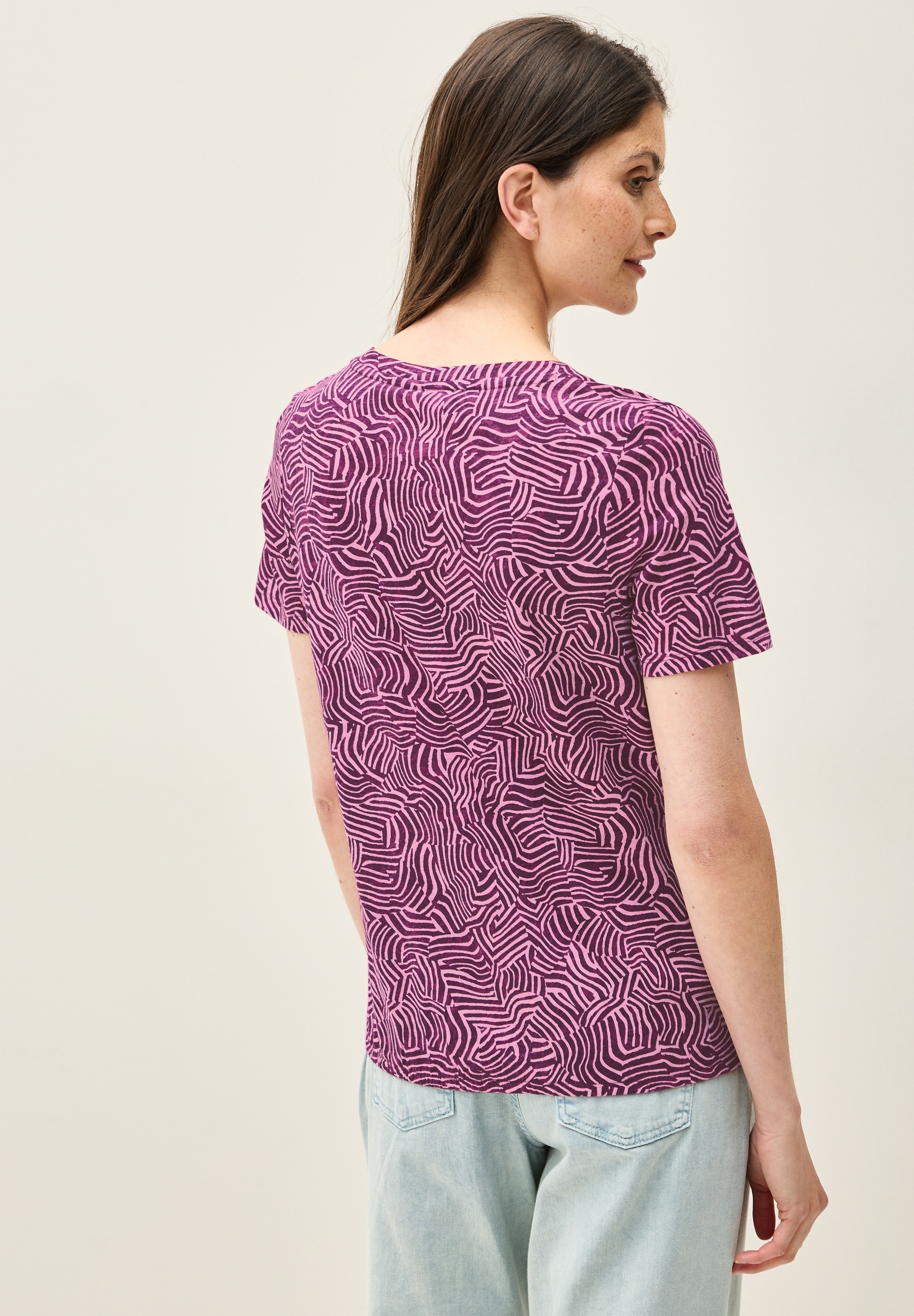 Cecil T-Shirt, aus reiner Baumwolle günstig online kaufen