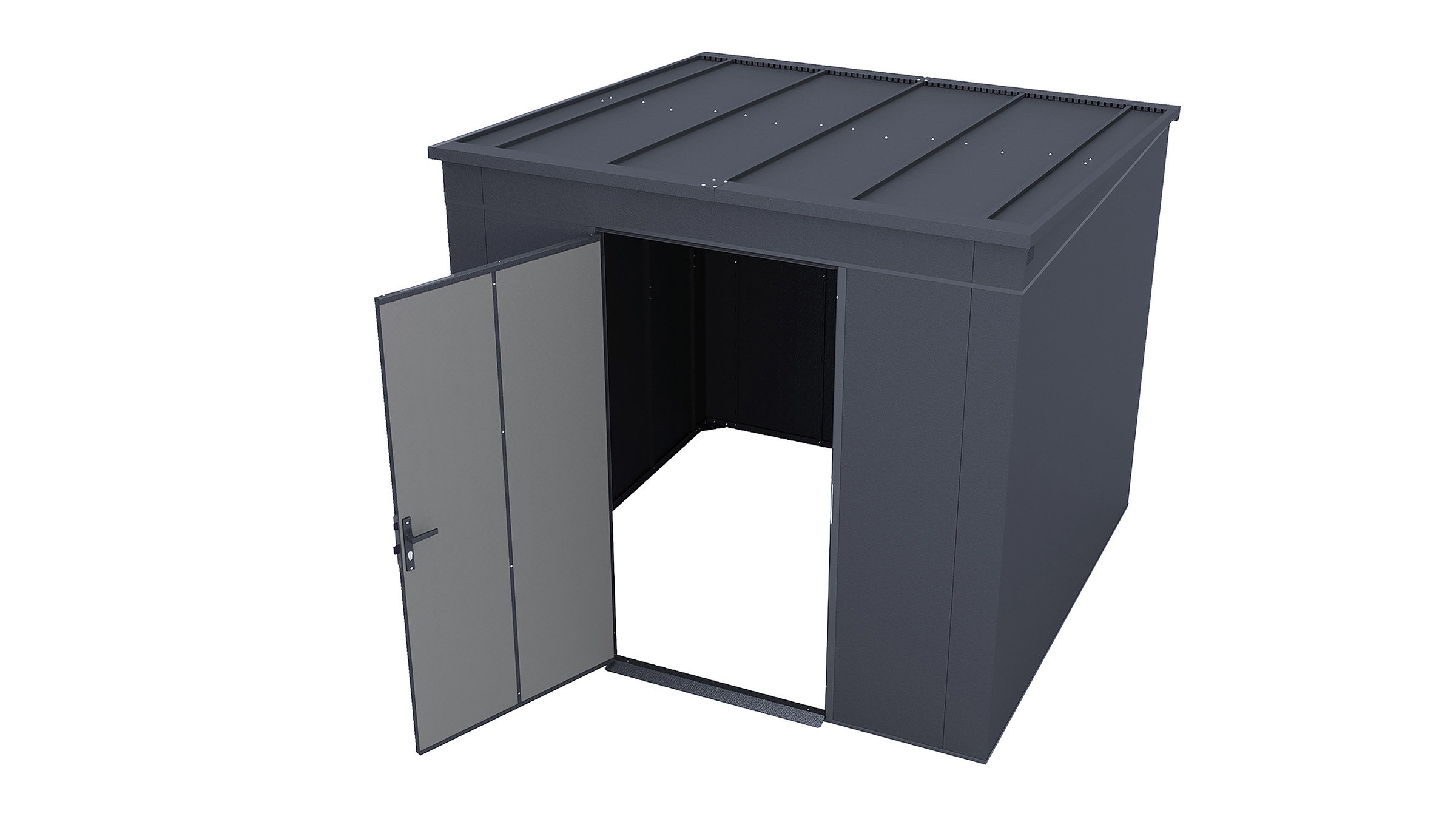 weka Gerätehaus »Gary 6« Metall pulverbeschichtet, Größe 6