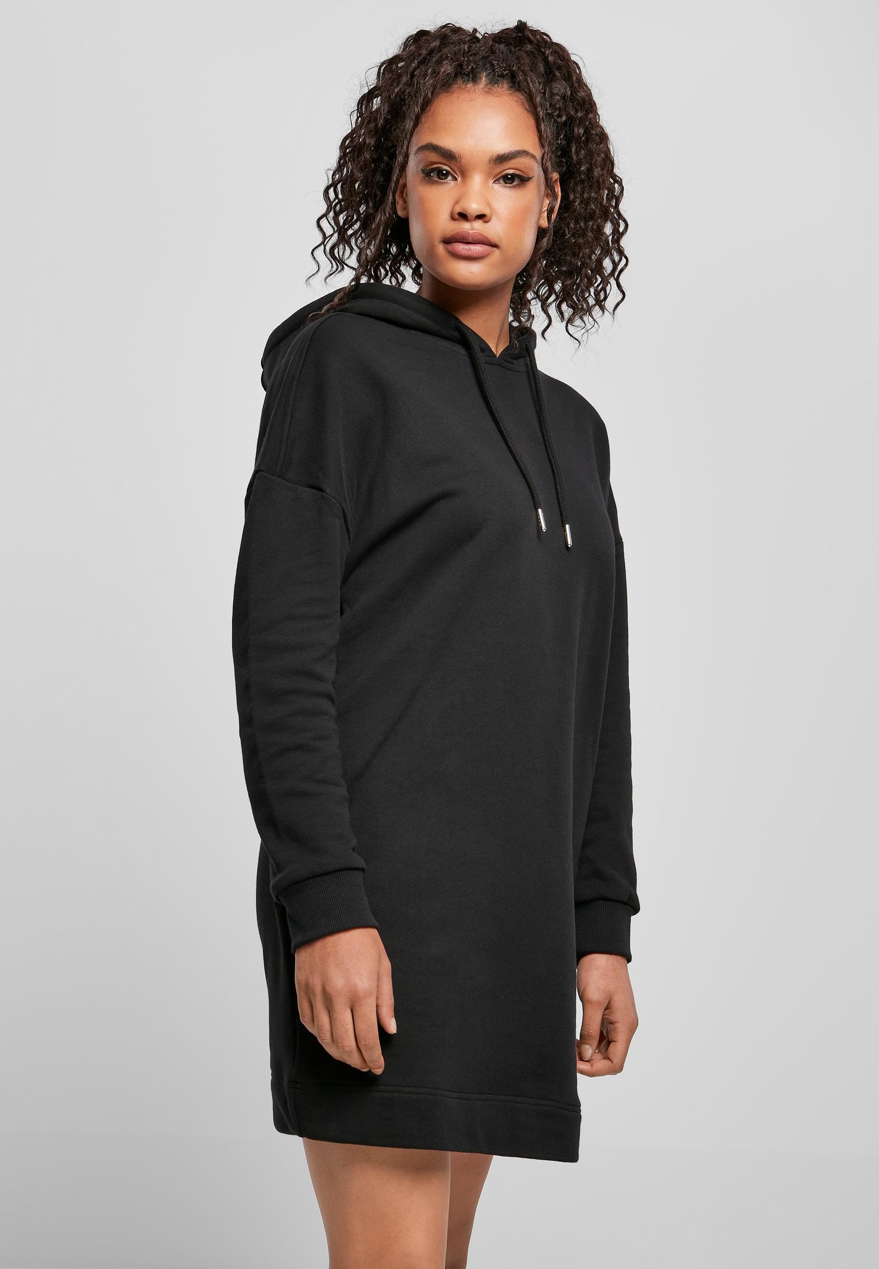 URBAN CLASSICS Shirtkleid »Urban Classics Damen Ladies Organic Oversized Terry Hoody Dress«, (1 tlg.)