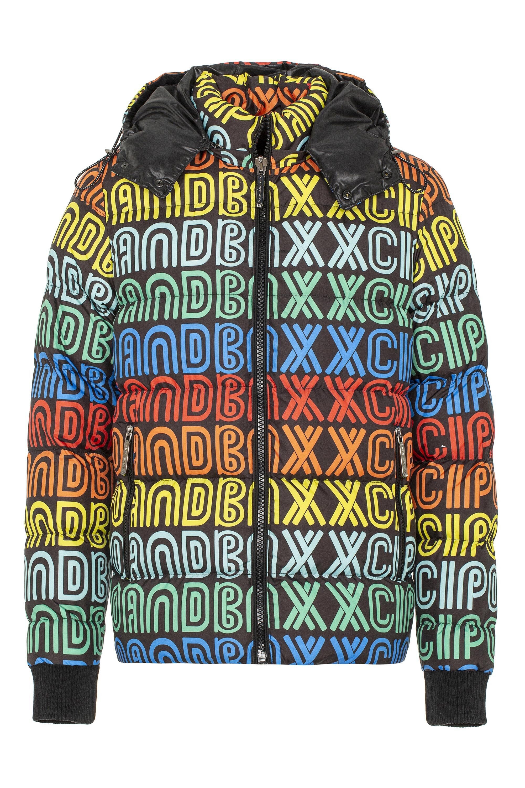Cipo & Baxx Winterjacke »Winterjacke«, mit Kapuze, mit sylischem Schriftzug