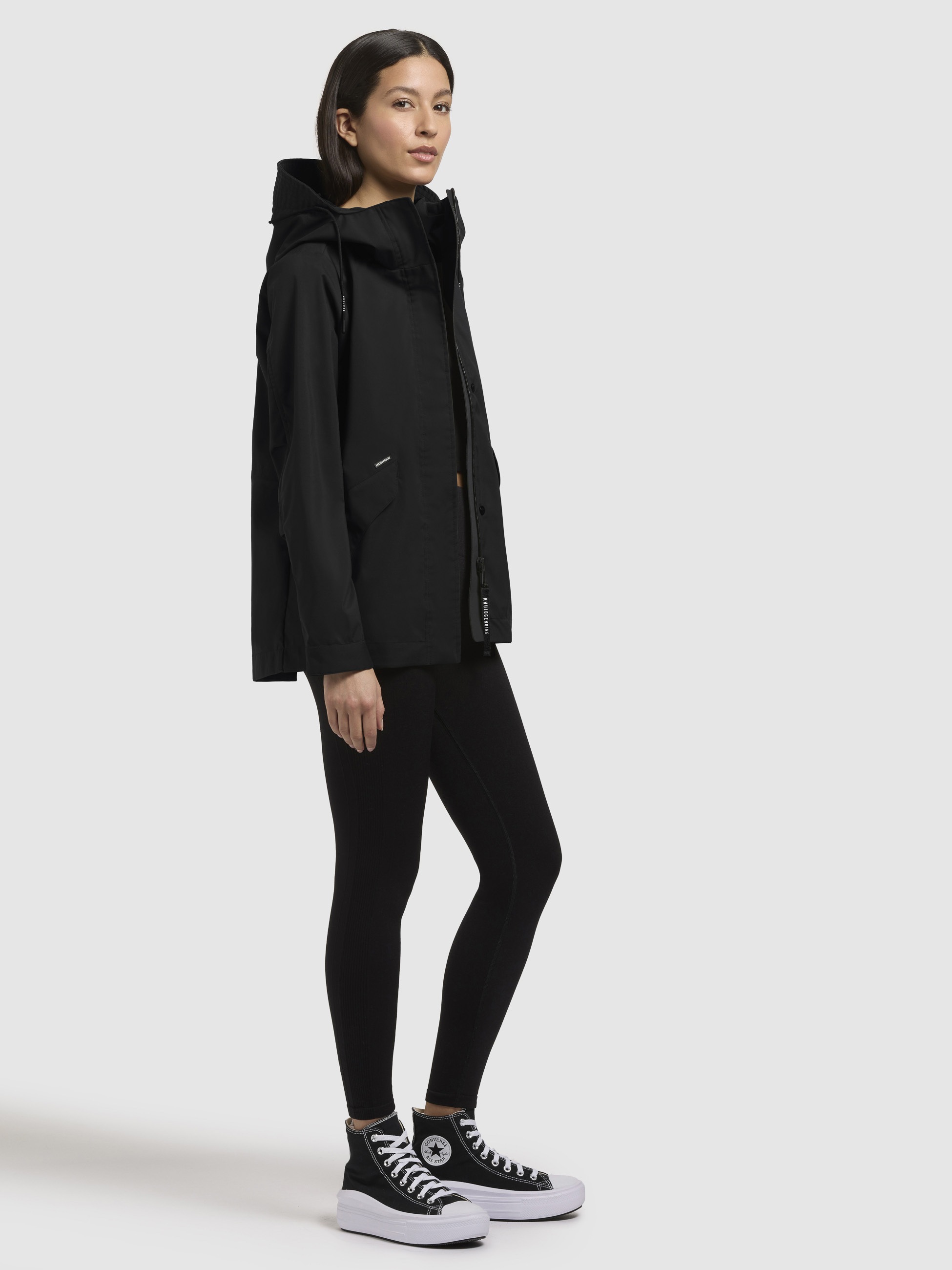 khujo Regenjacke »SANG«, mit Kapuze