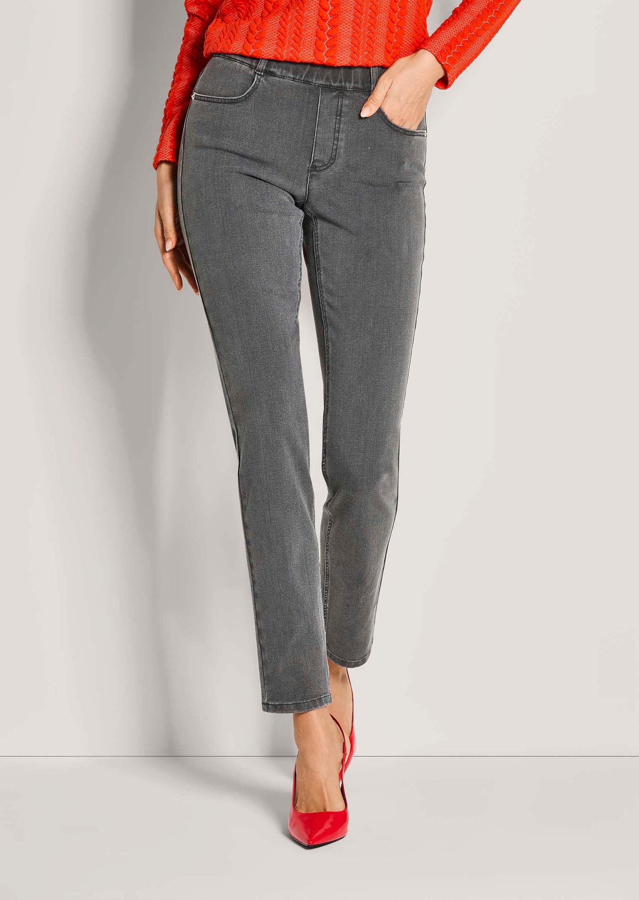 MADELEINE Regular Fit Jeggings Denim Leggings Grey 20 2