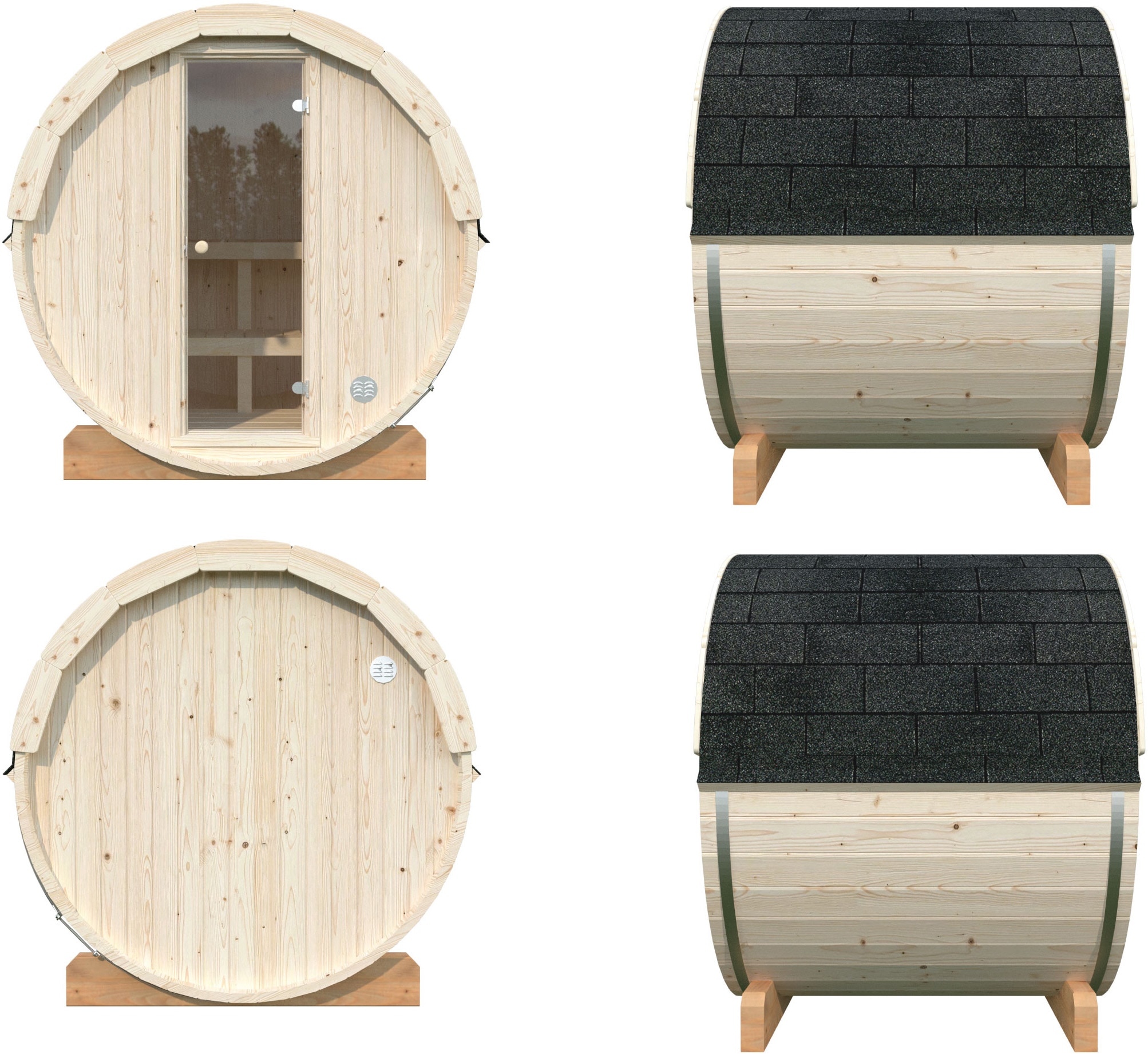 Palmako Sauna »Anita 0,9 m²«