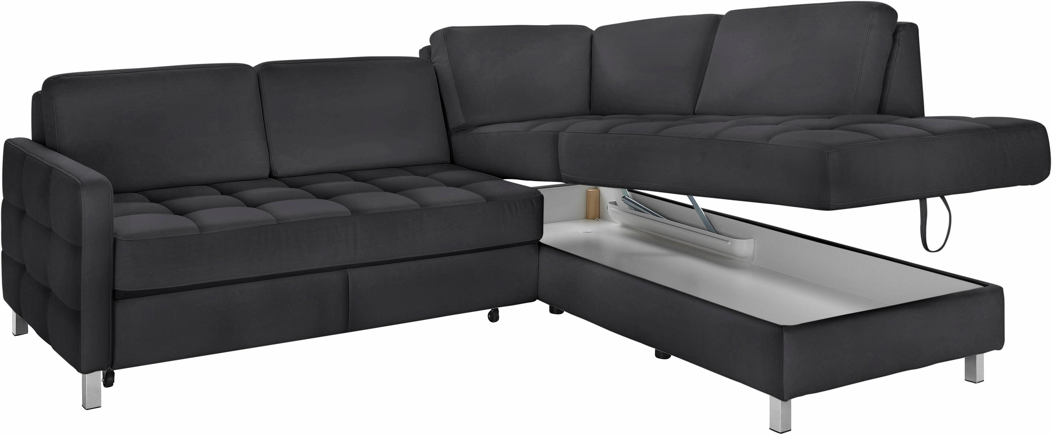 Thumbnail - sit&more Ecksofa "Pablo L-Form", wahlweise mit Bettfunktion und Bettkasten