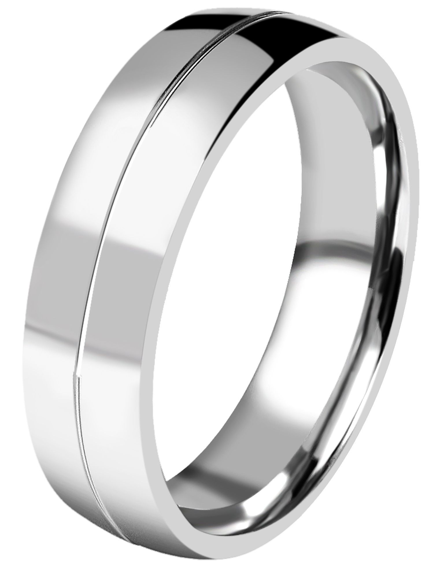 Adelia´s Fingerring »Herren Ring aus Edelstahl«