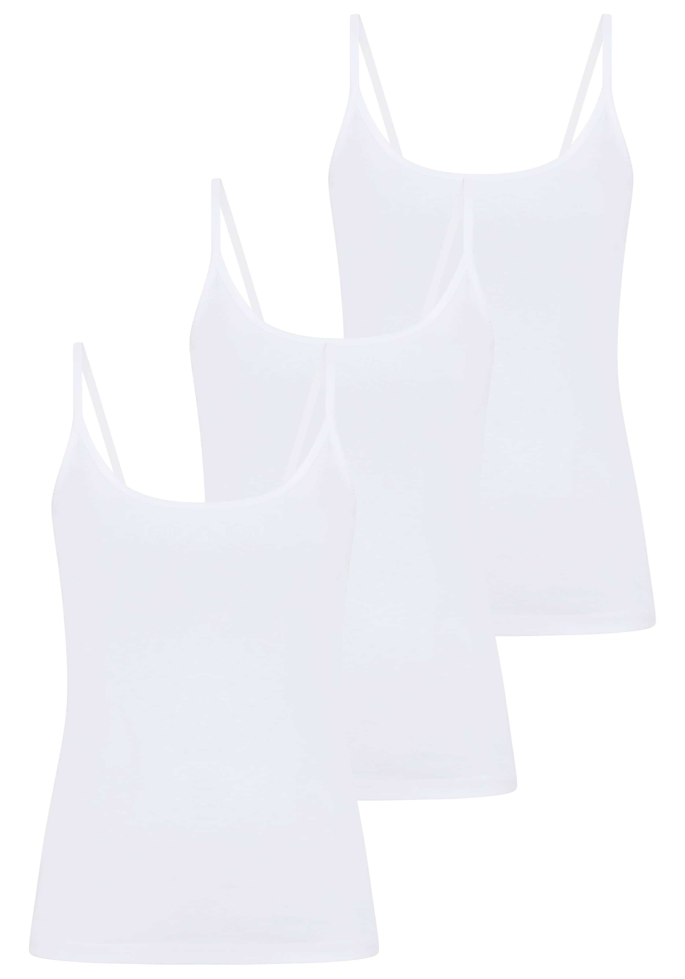 YSABEL MORA Spaghettitop, Baumwollmix, elastisch, weich, schmale Träger, at günstig online kaufen